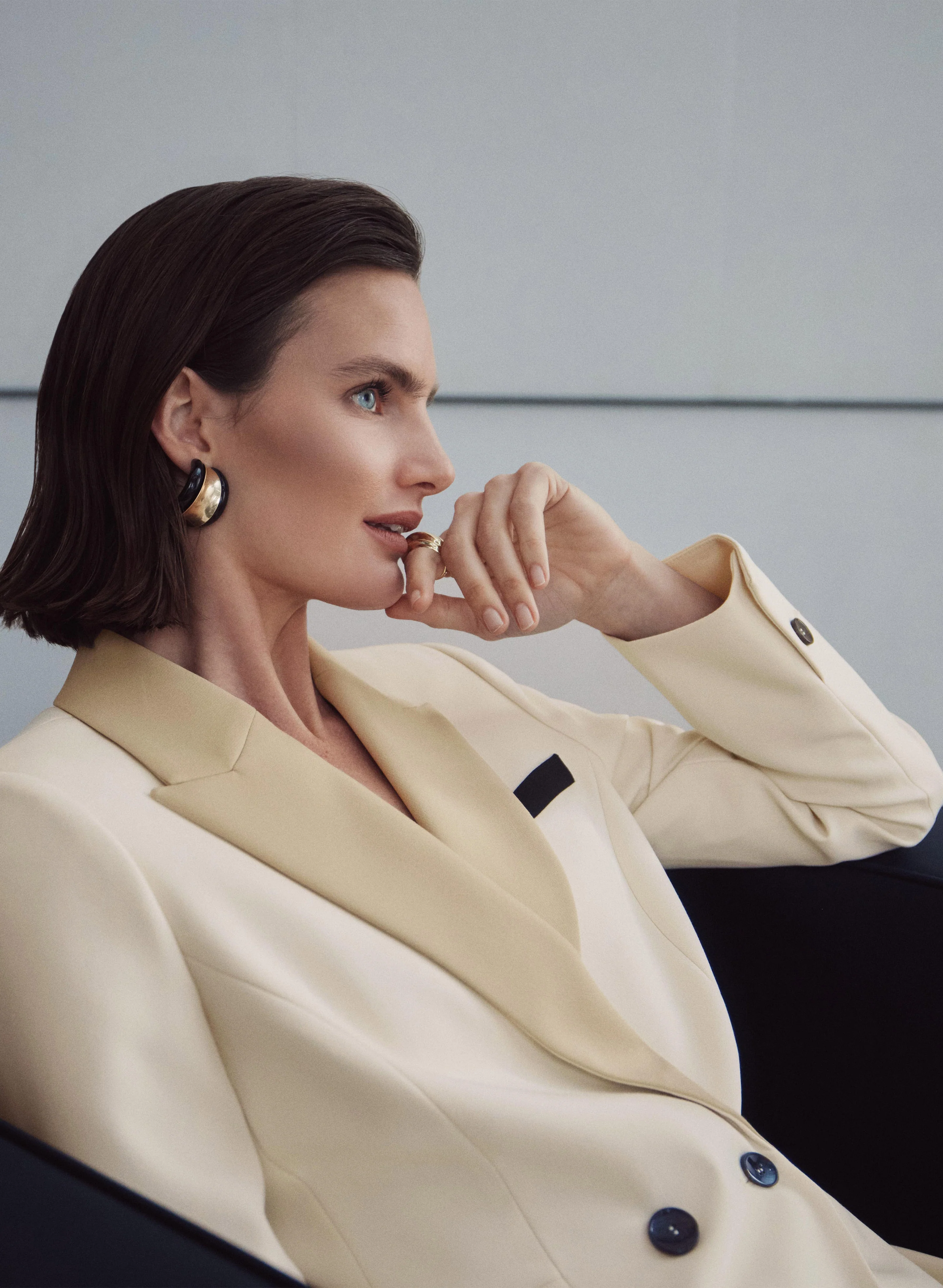 Colour Block Blazer - Image 2