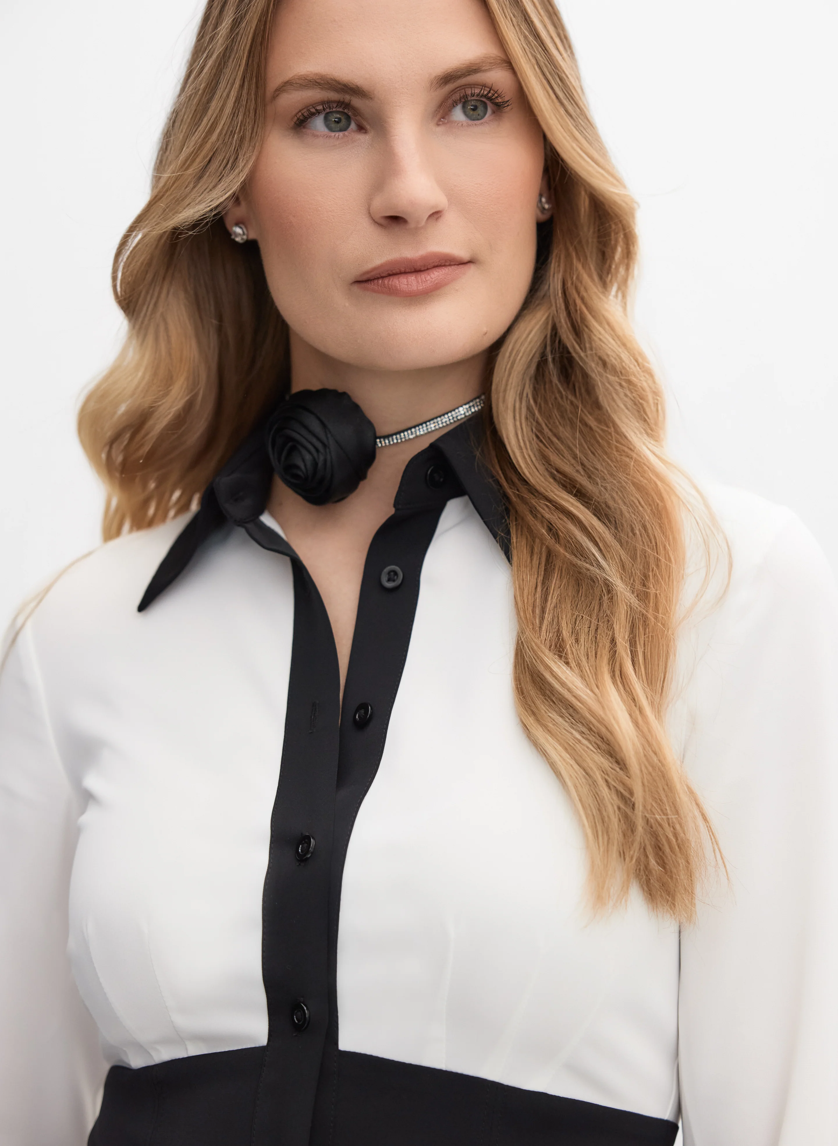 Colour Block Blouse - Image 2