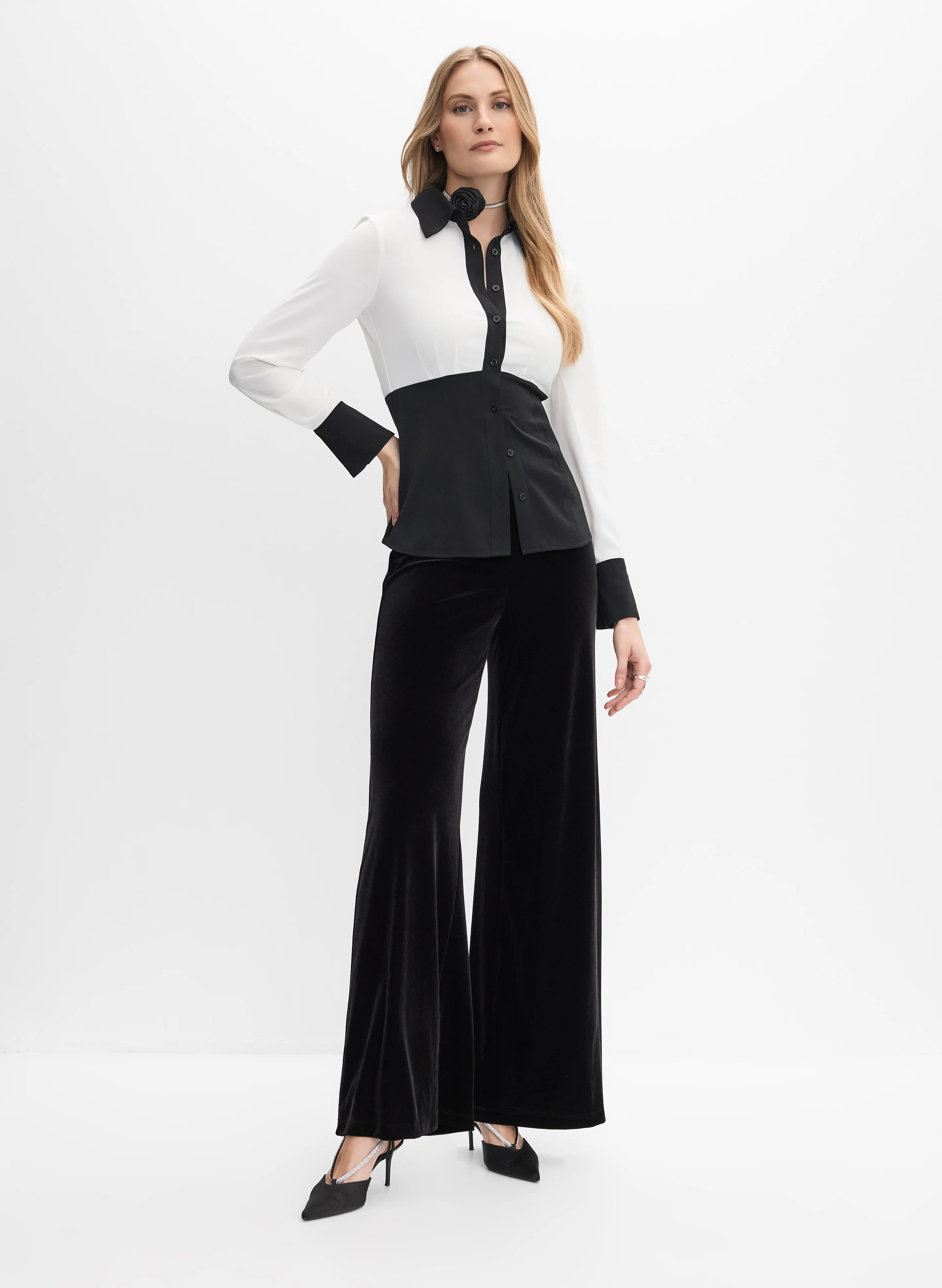 Colour Block Blouse - Image 3