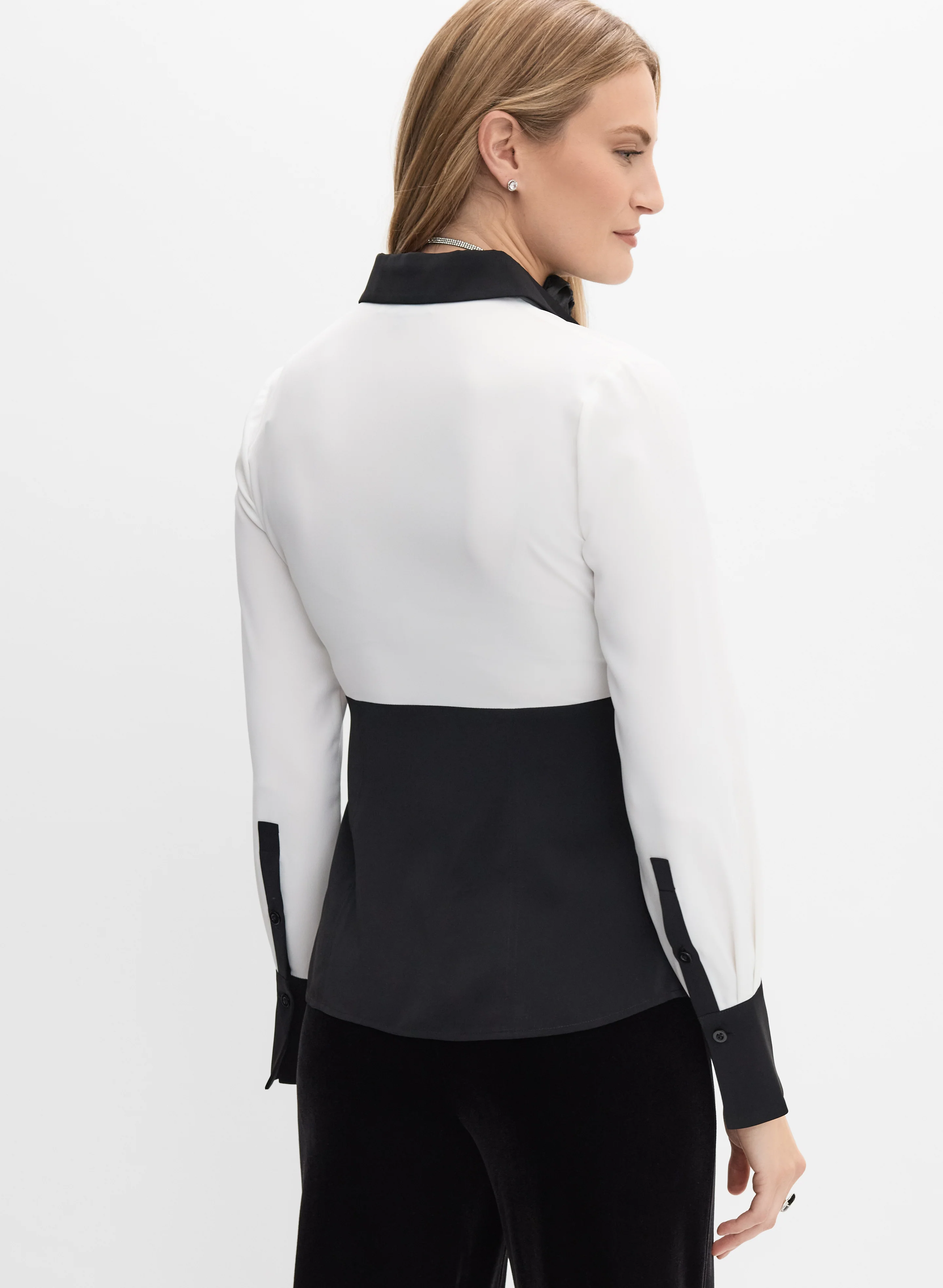 Colour Block Blouse - Image 4