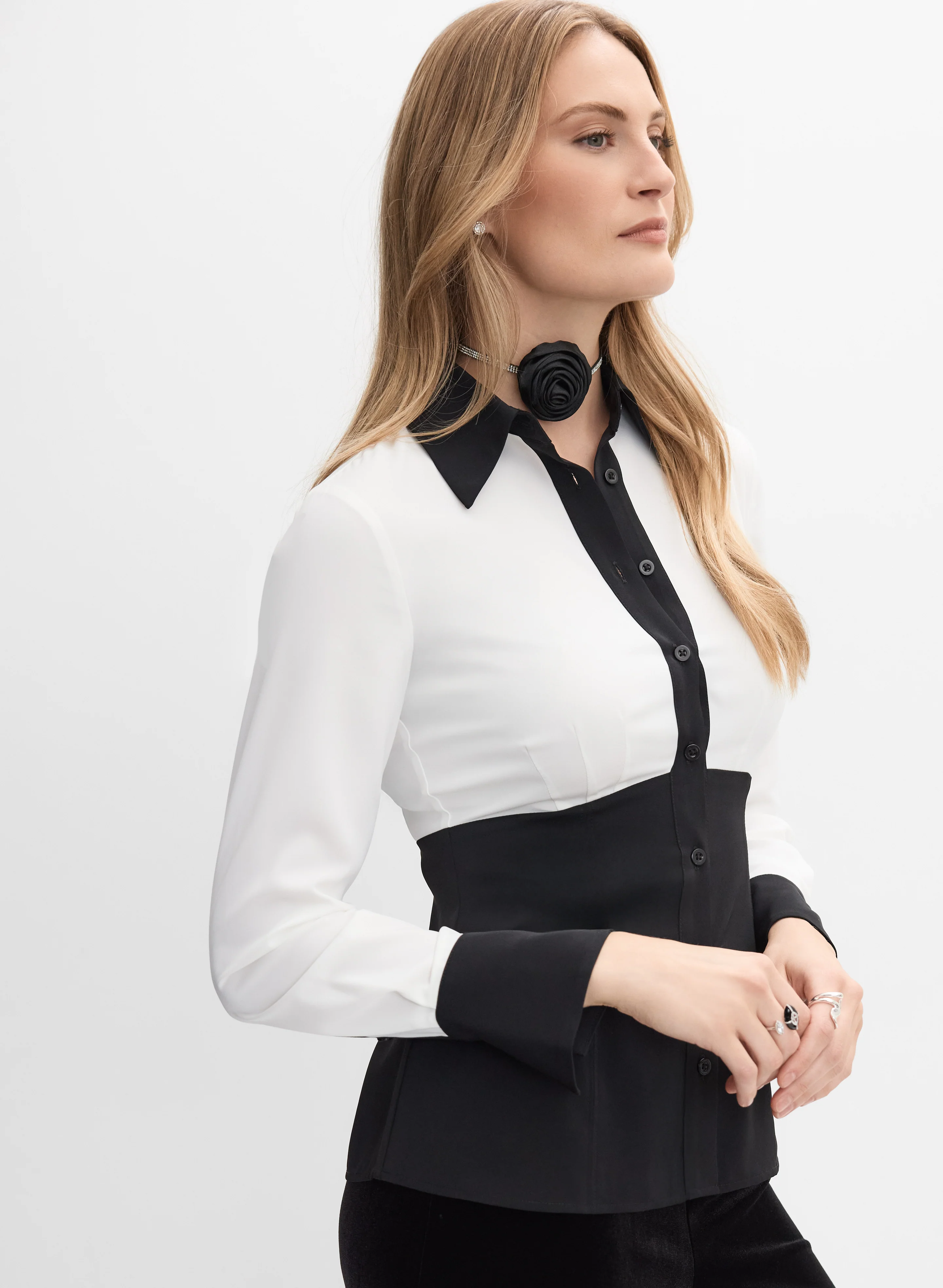 Colour Block Blouse - Image 5
