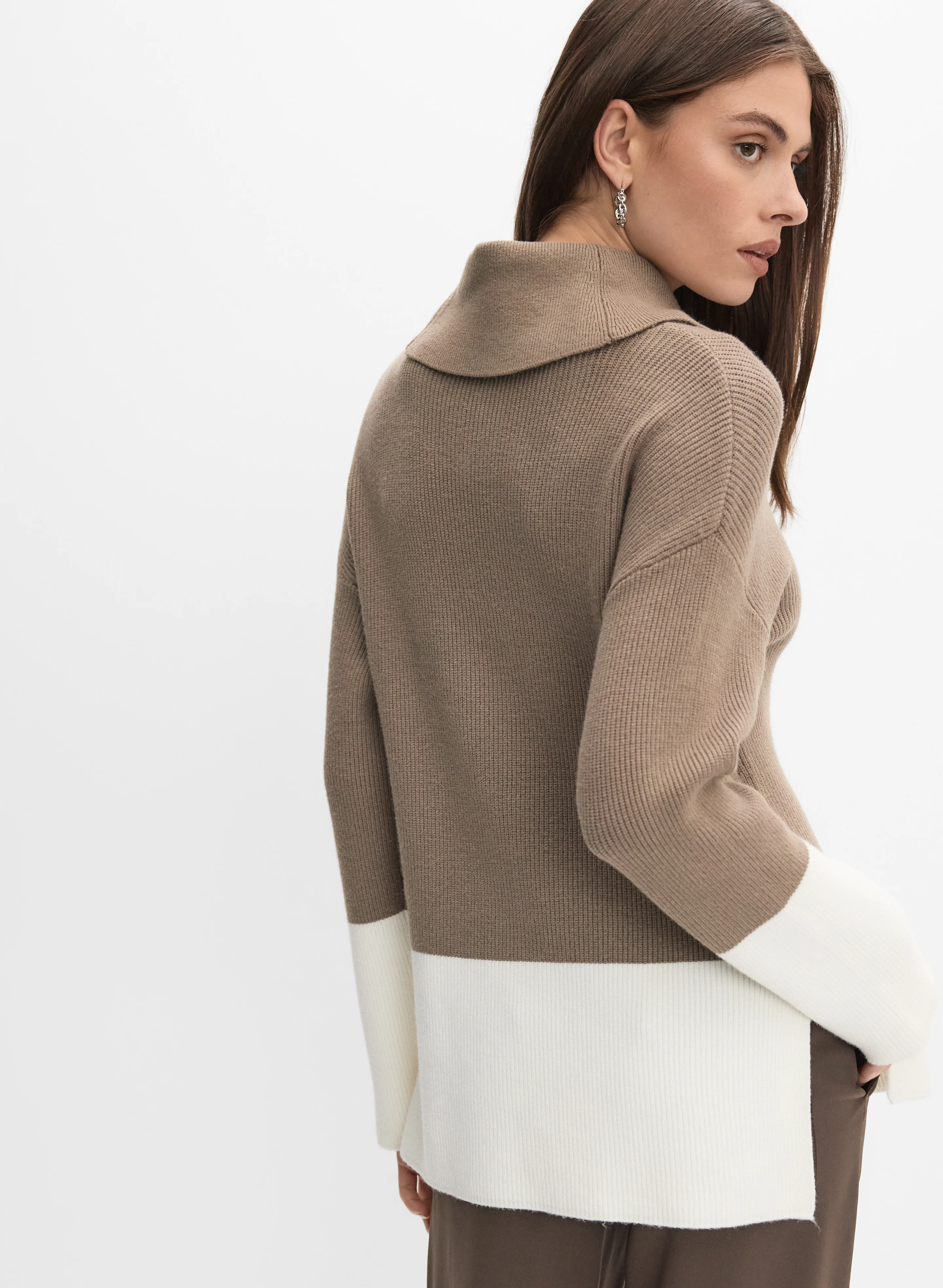 Colour Block Knit Tunic - Image 4