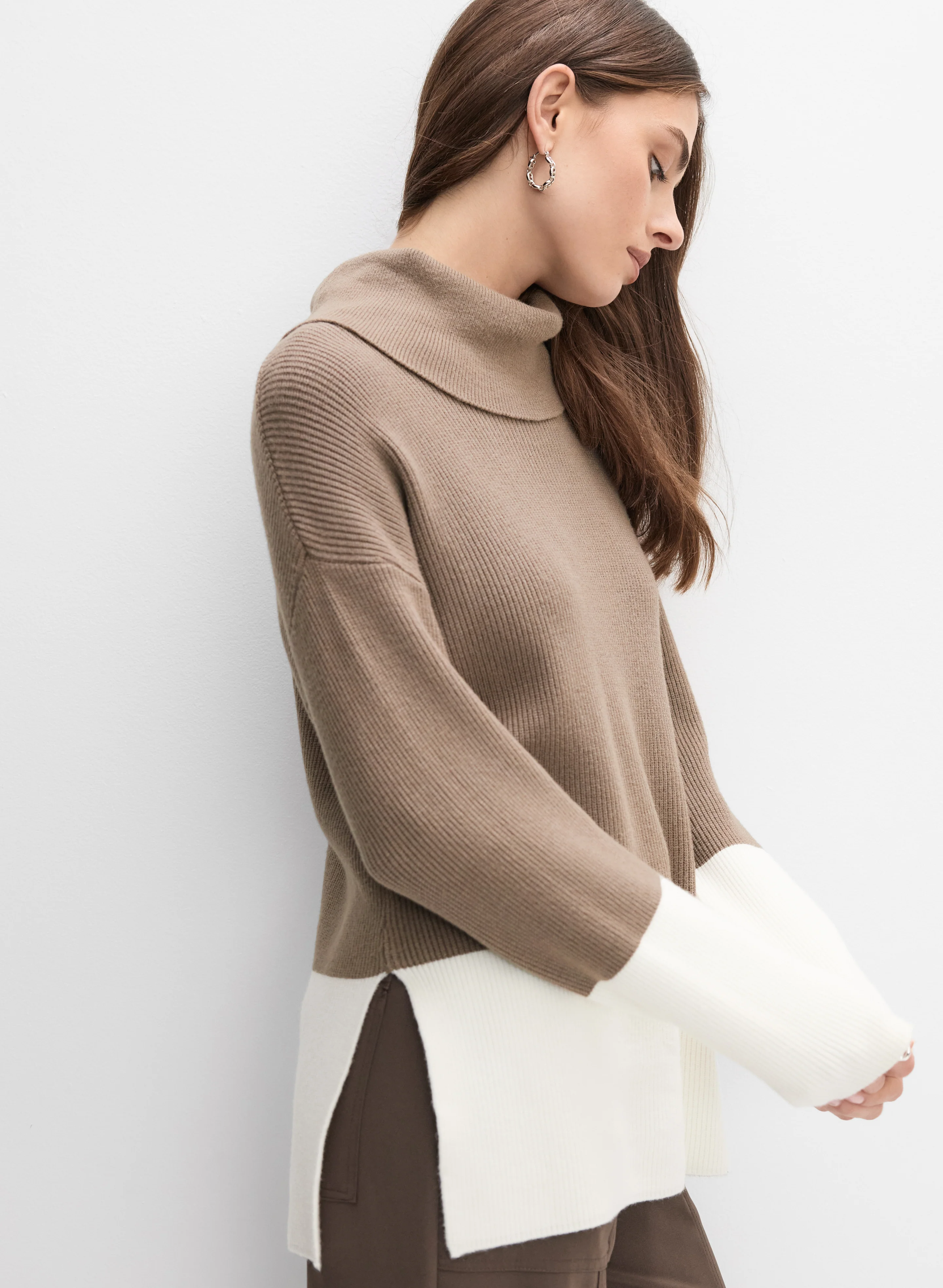 Colour Block Knit Tunic - Image 5