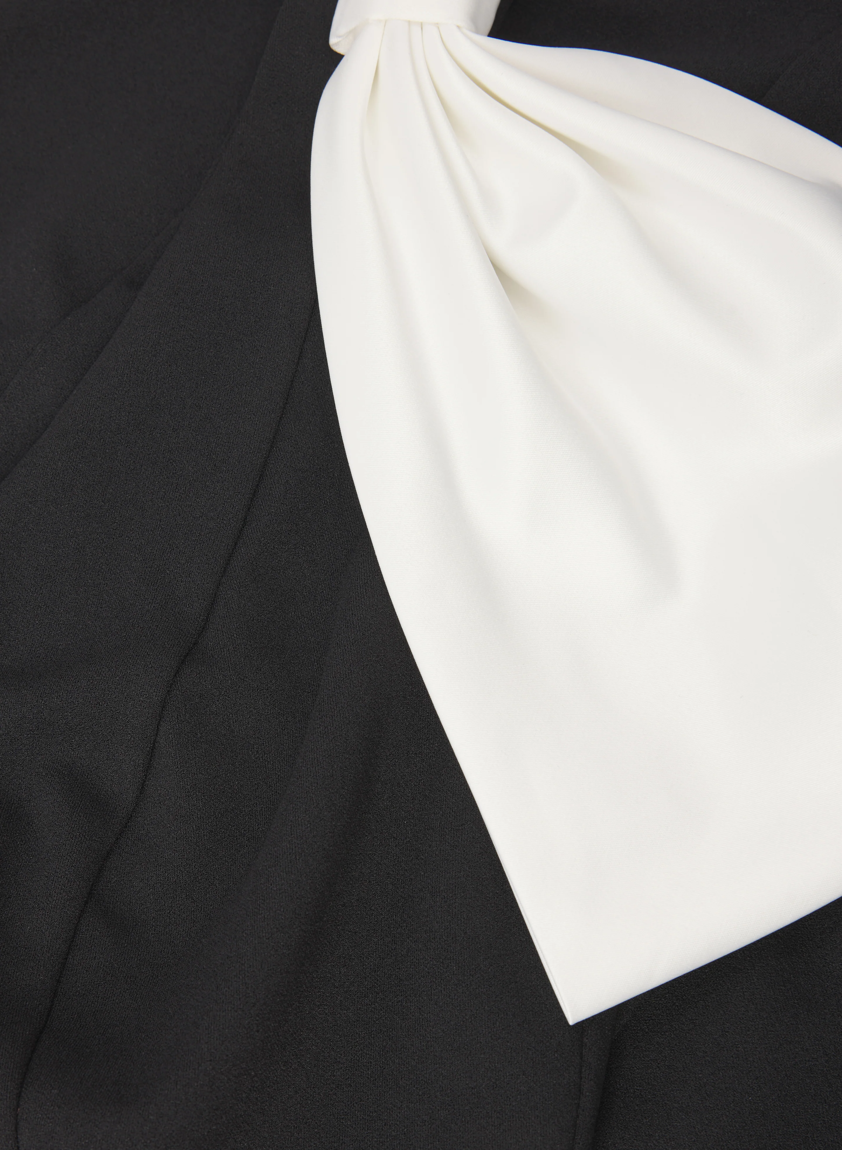 Contrast Bow Shoulder Dress - Image 6