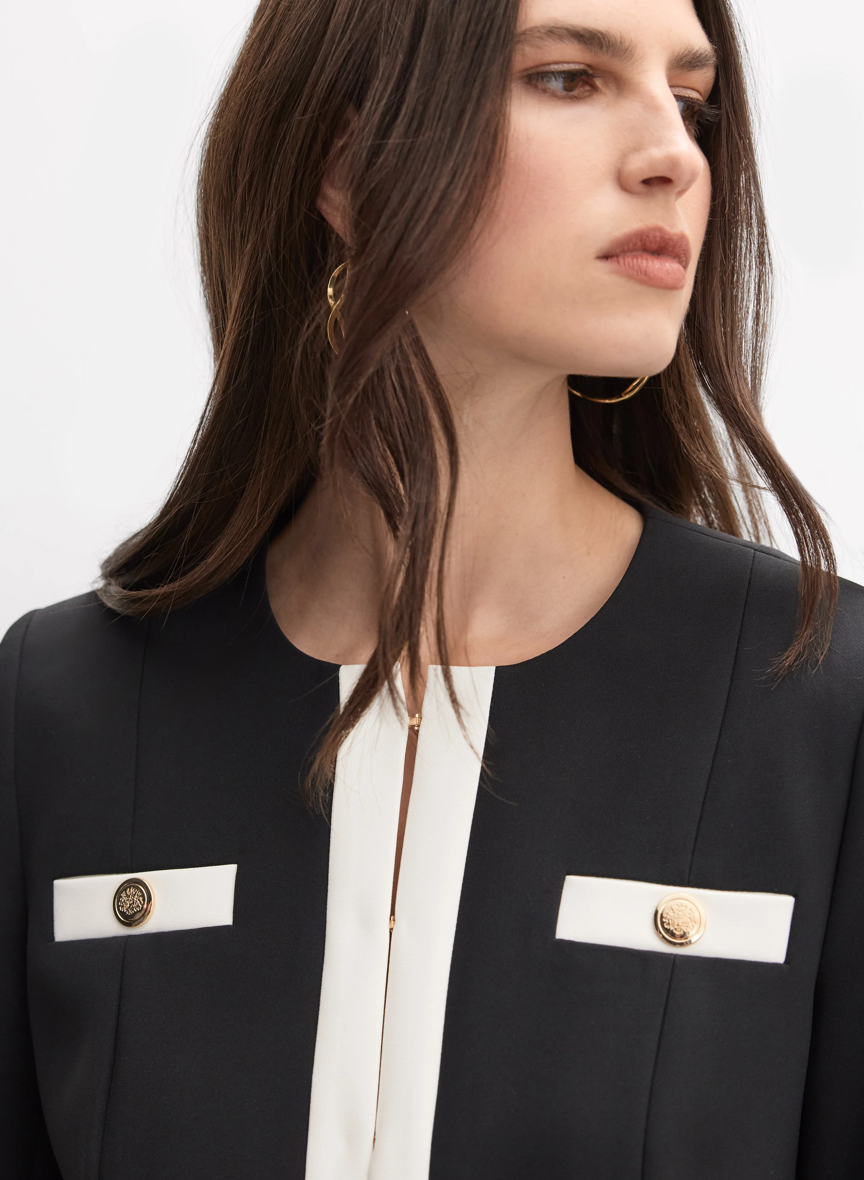 Contrast Detail Jacket - Image 2