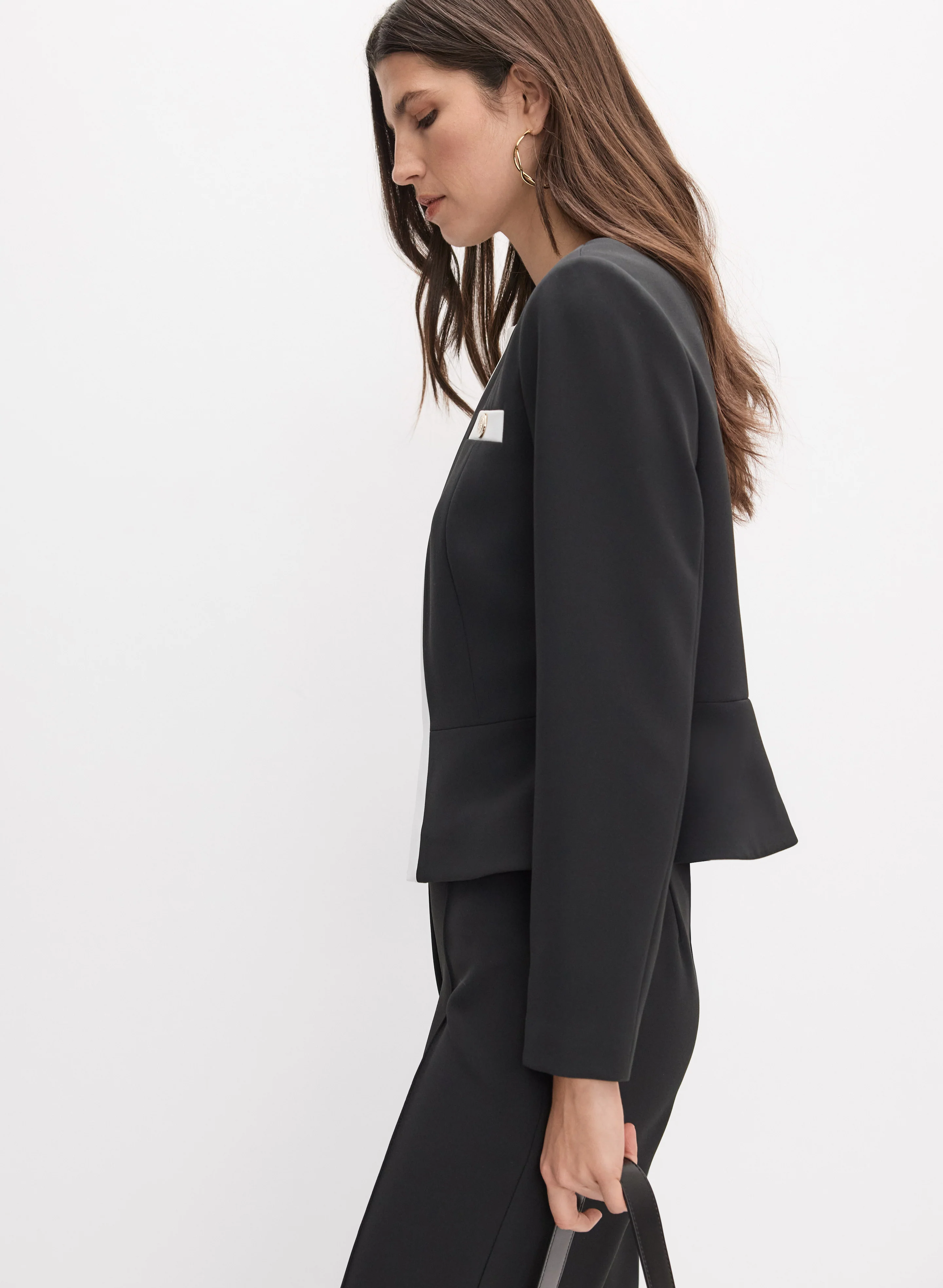 Contrast Detail Jacket - Image 5