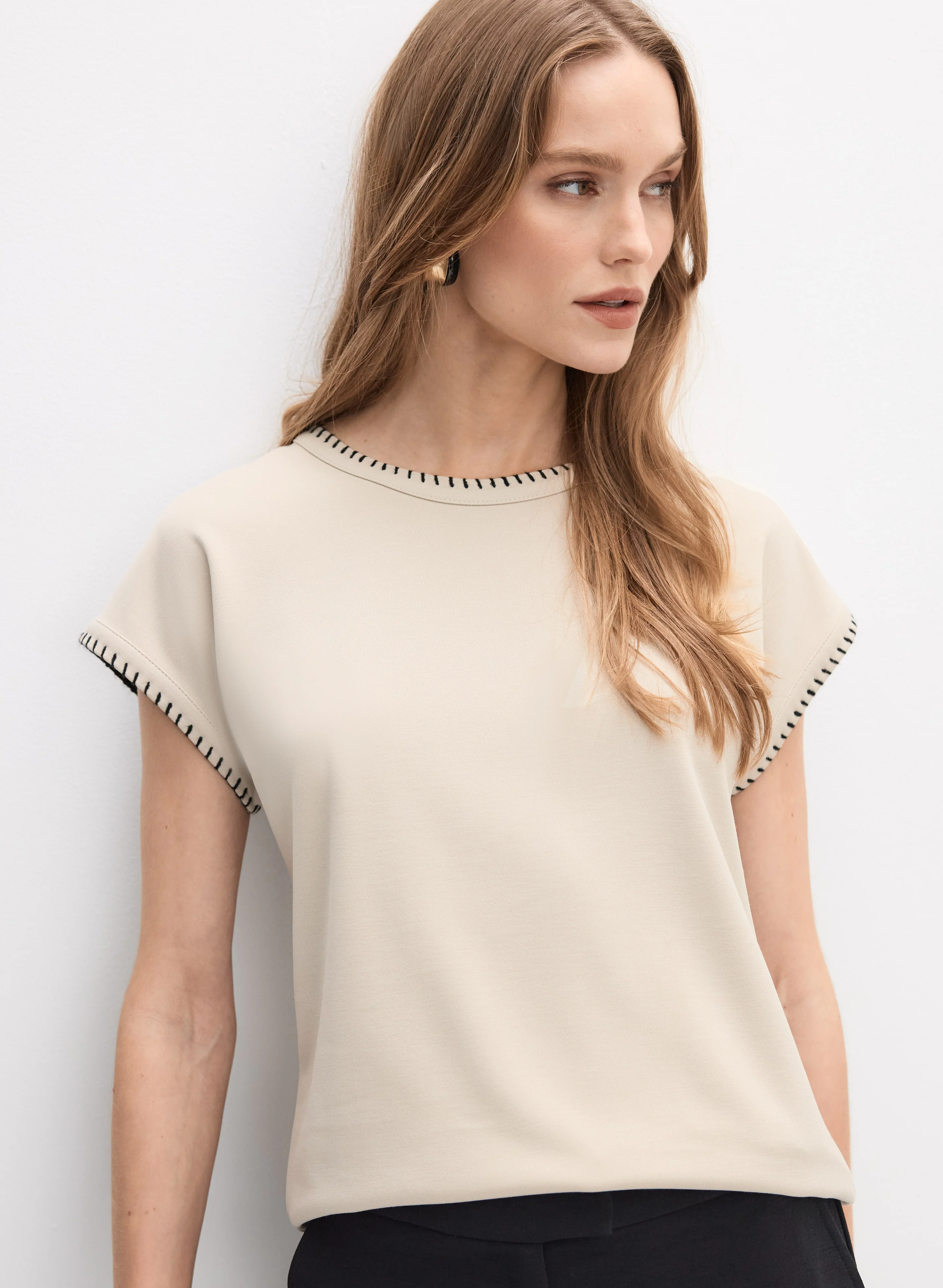 Contrast Stitch T-Shirt