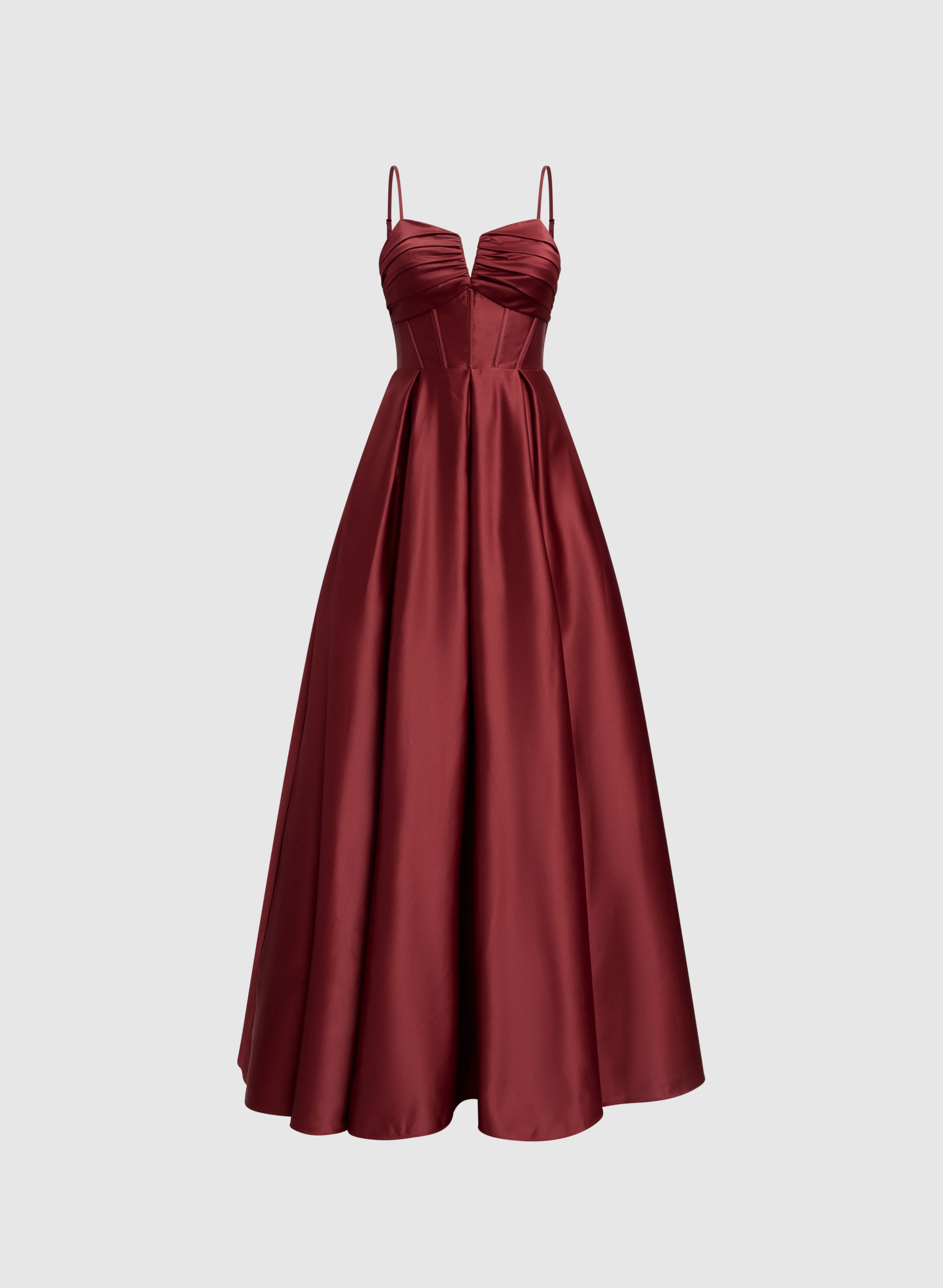 Corset Satin Dress - Image 5