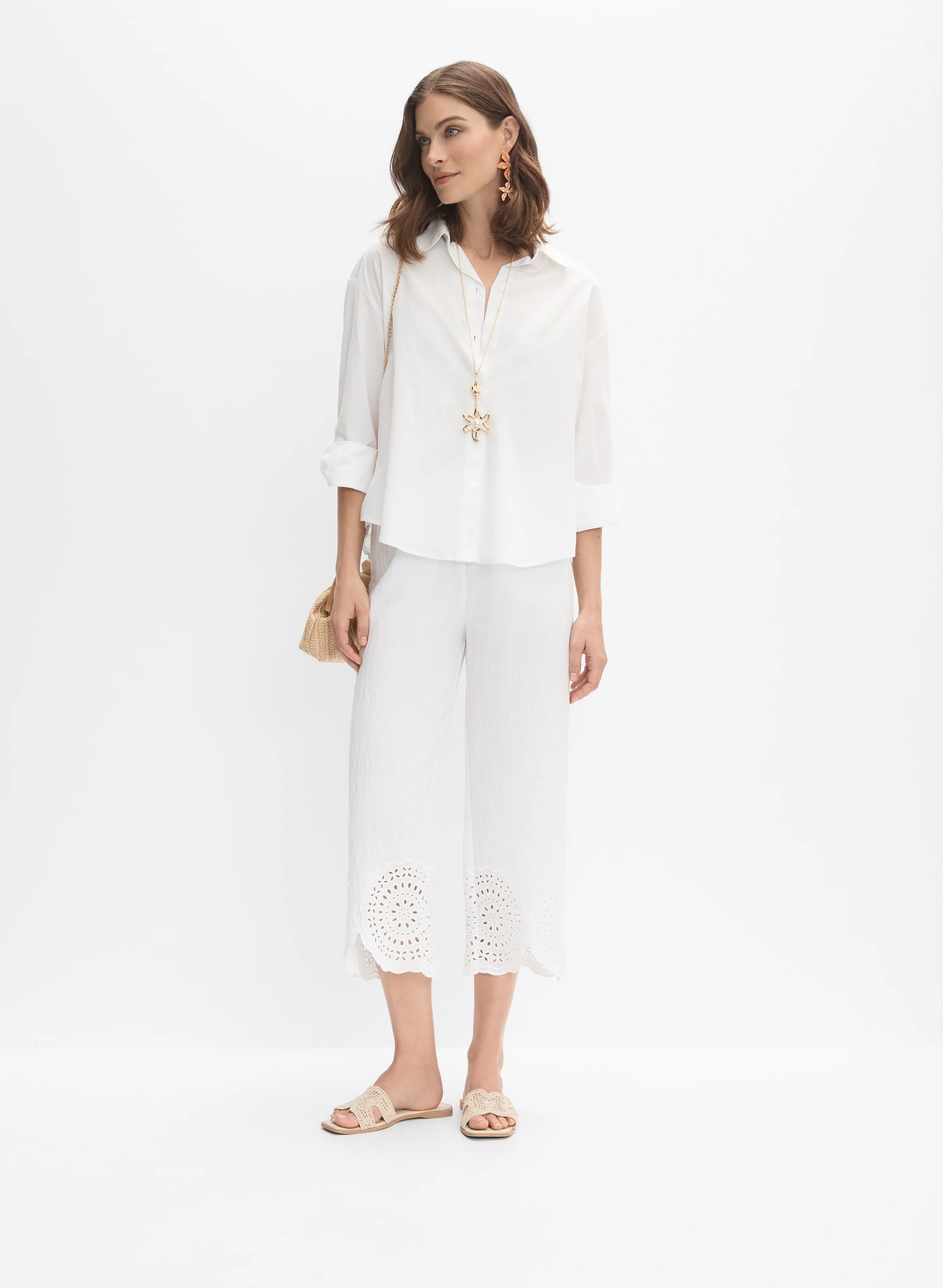 Cotton Embroidered Blouse - Image 2