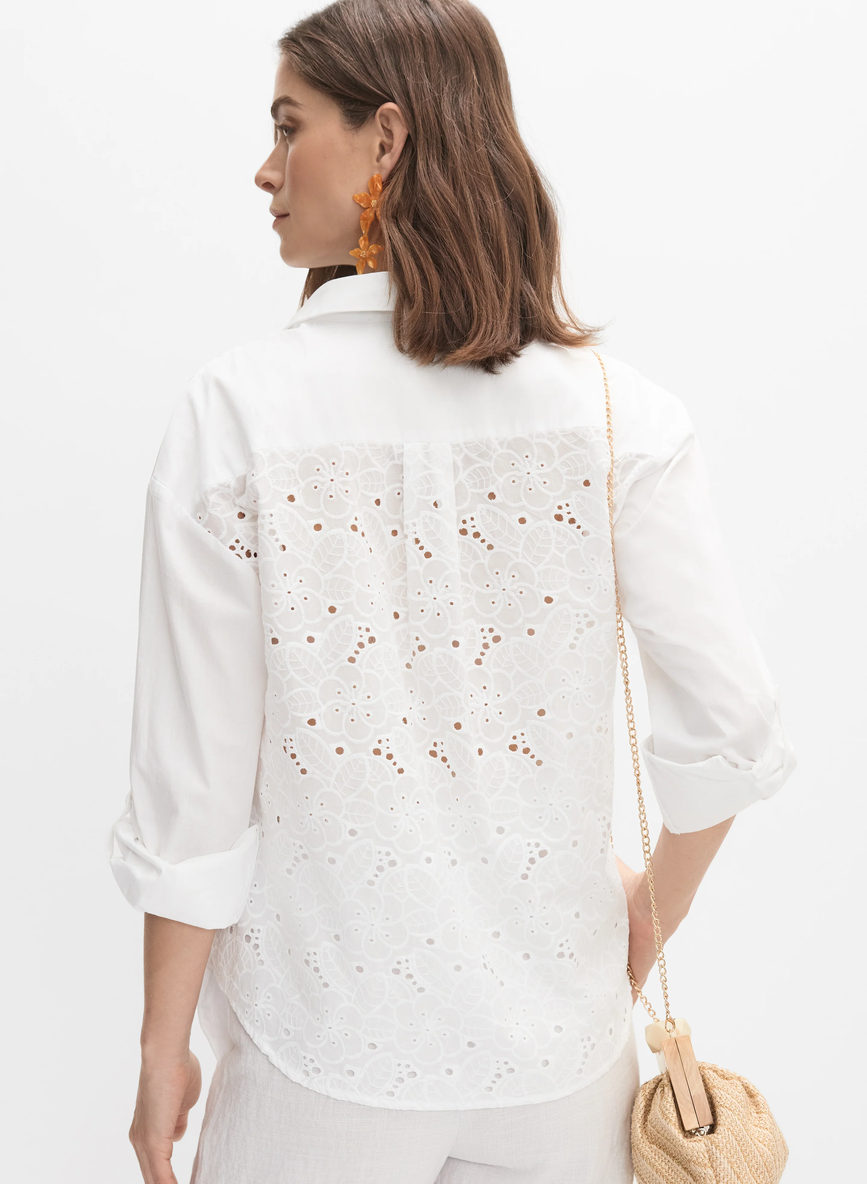 Cotton Embroidered Blouse - Image 4