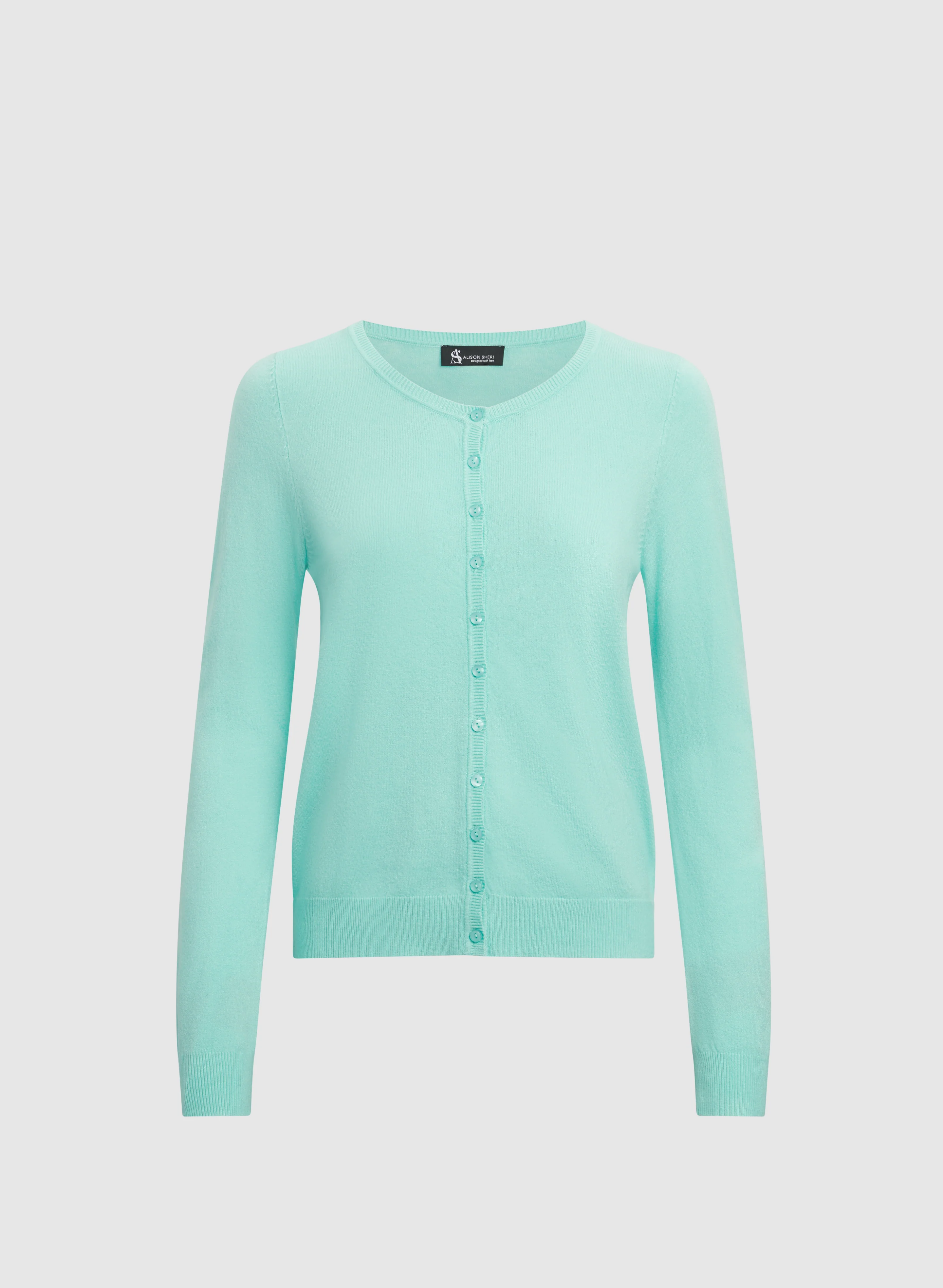 Crew Neck Cardigan - Image 6