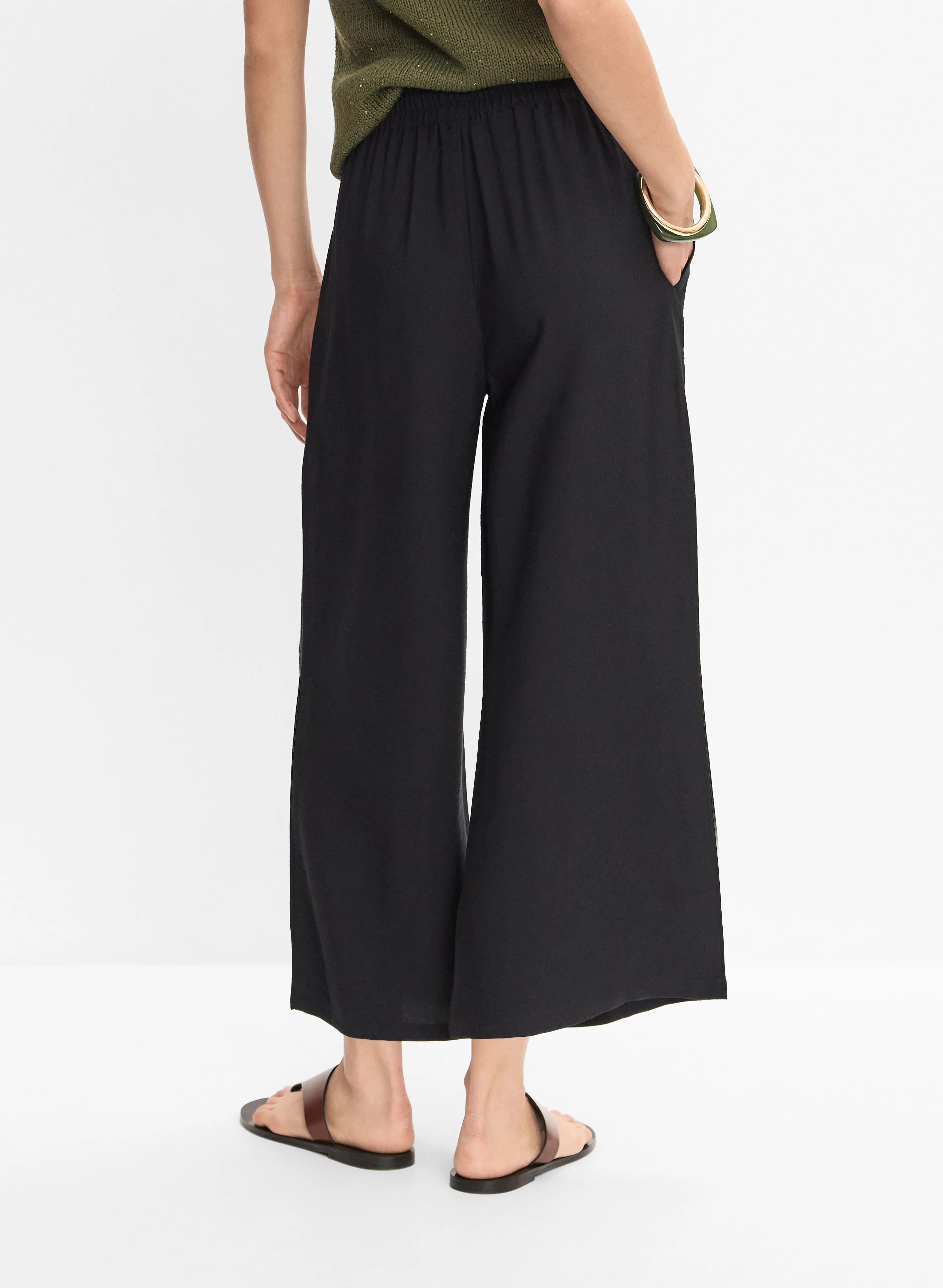 Crinkle Modal Capris - Image 2