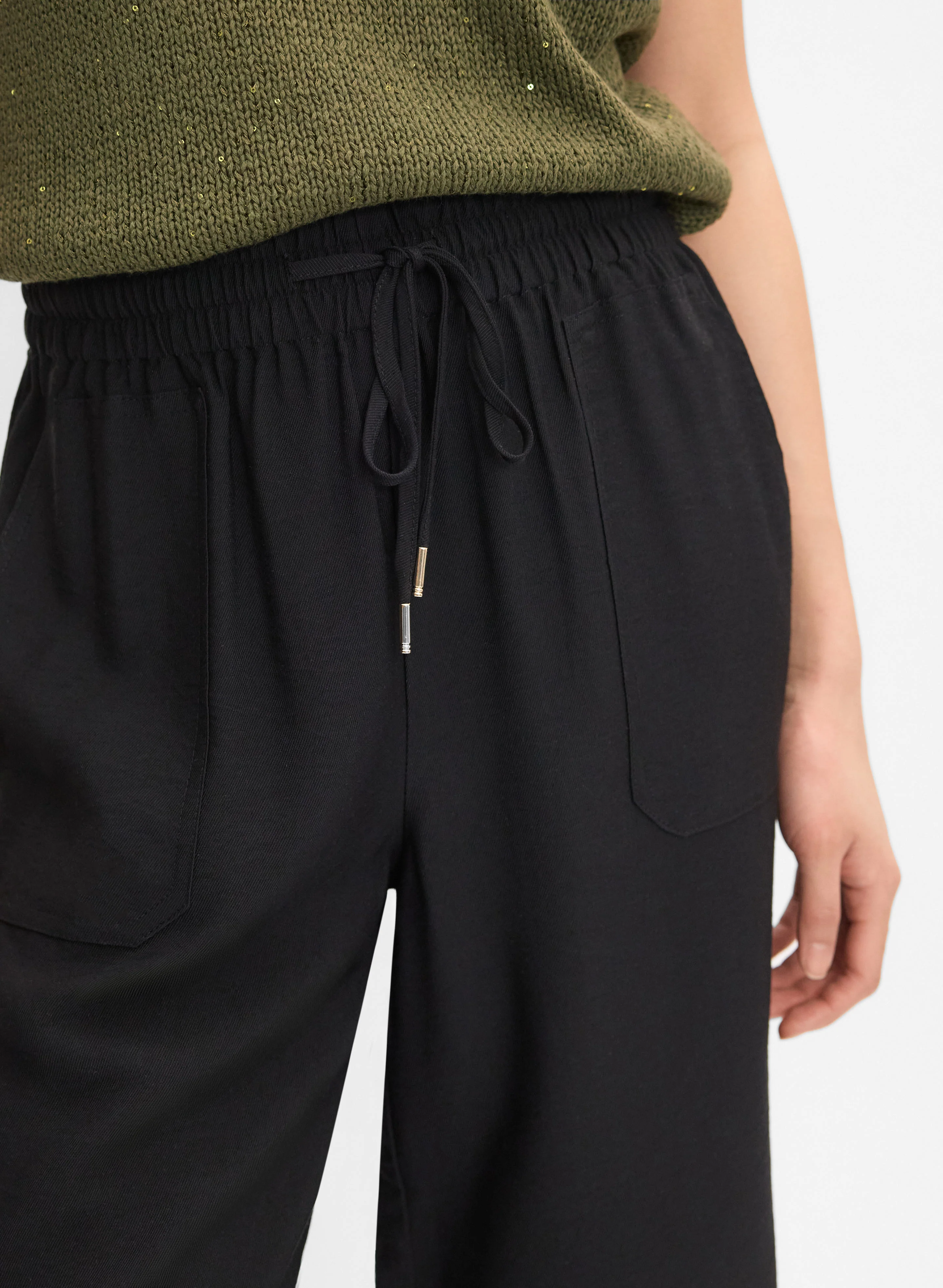 Crinkle Modal Capris - Image 4