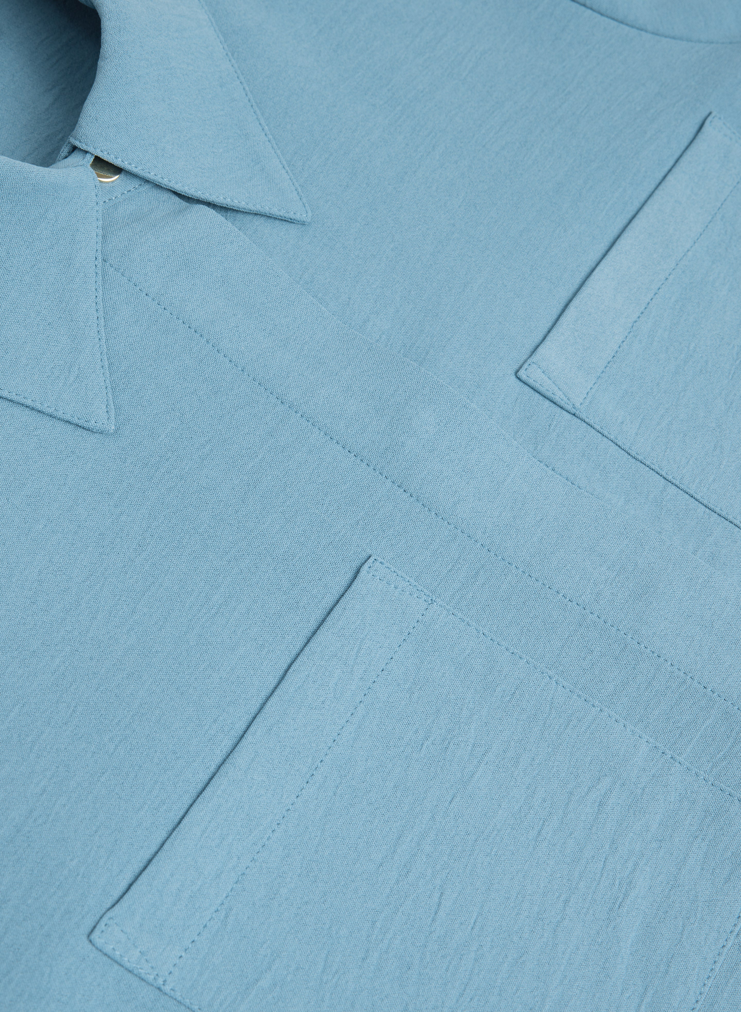 Crinkled Button-Down Tunic - Image 7