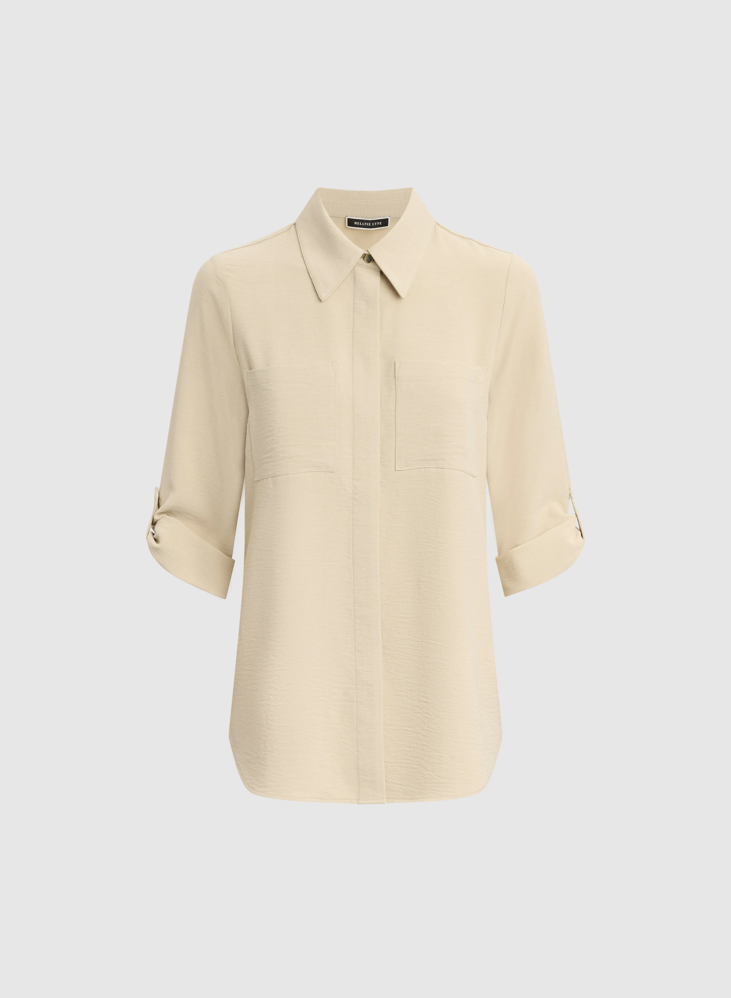 Crinkled Button-Down Tunic - Image 6
