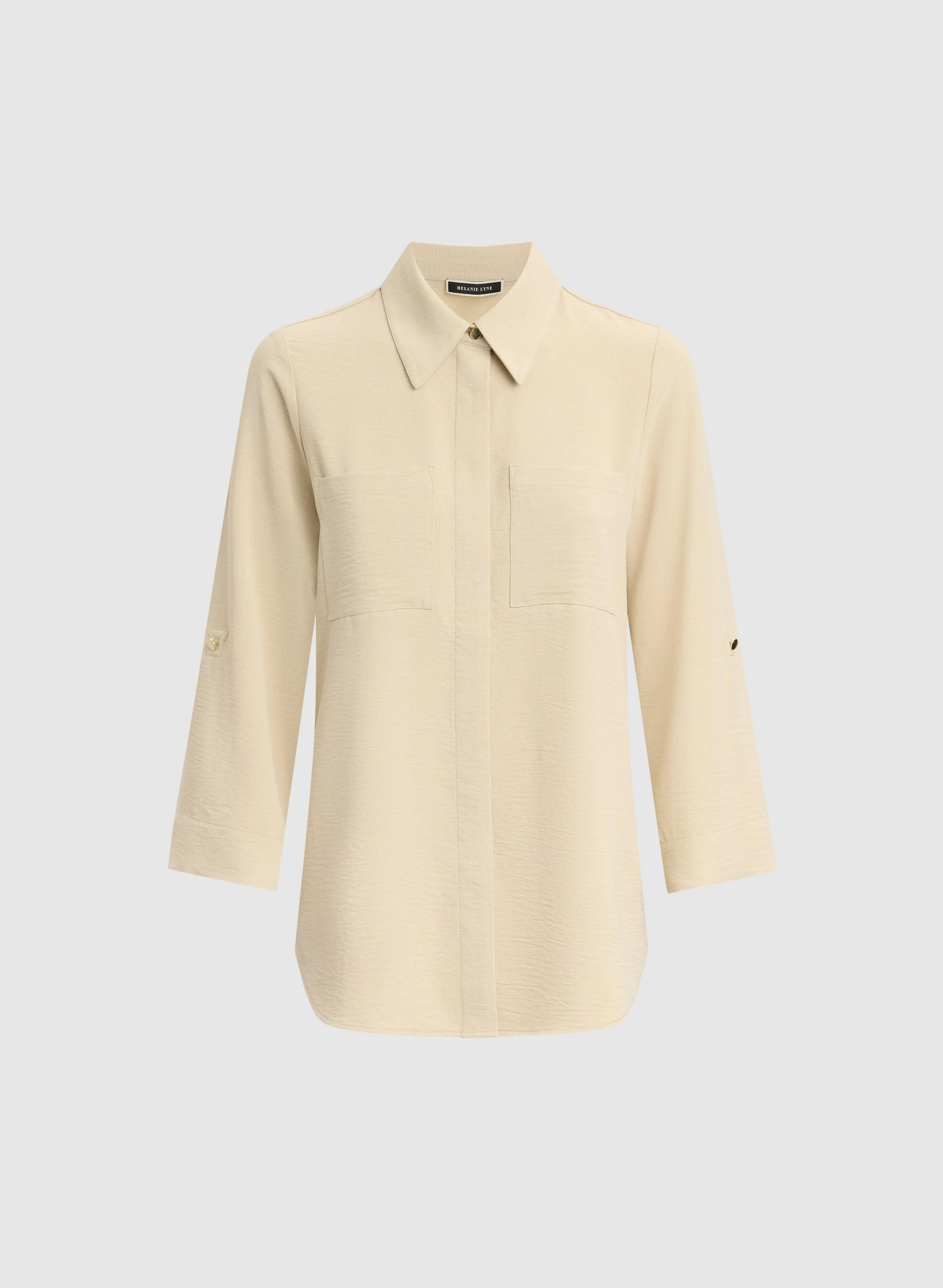 Crinkled Button-Down Tunic - Image 8