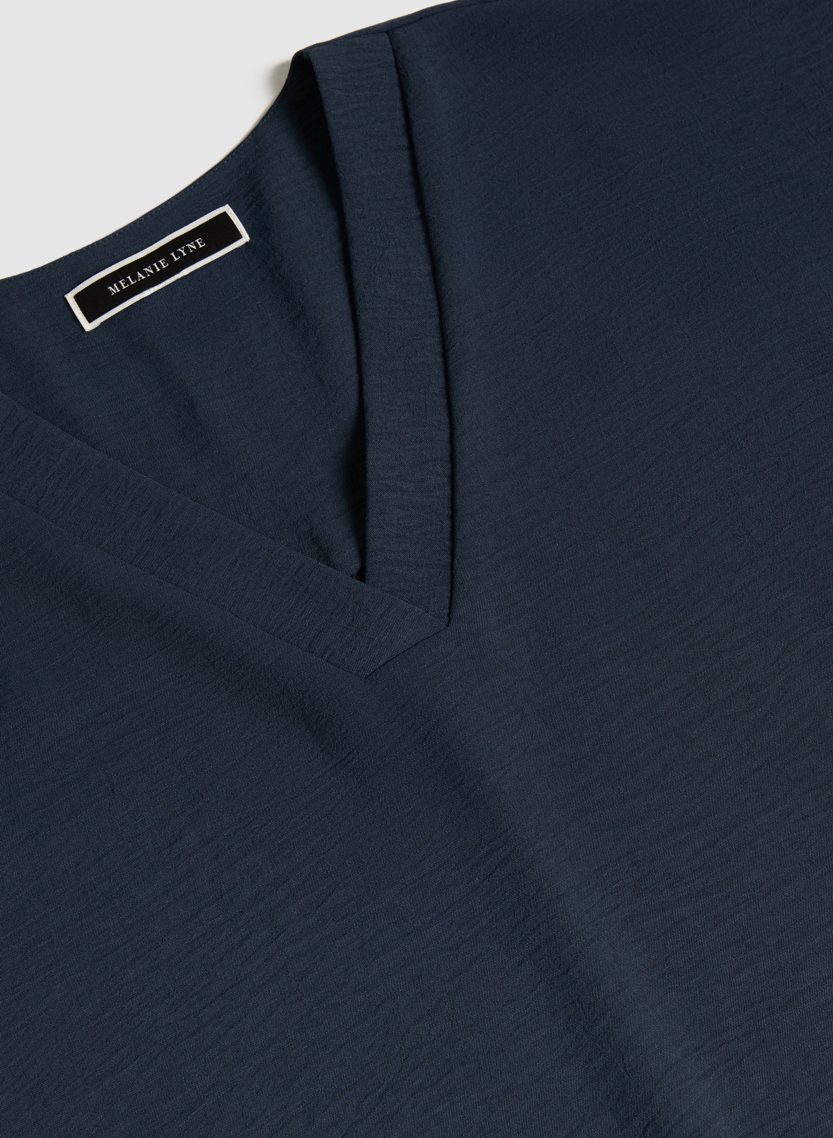Crinkled V-Neck Dress - Image 6