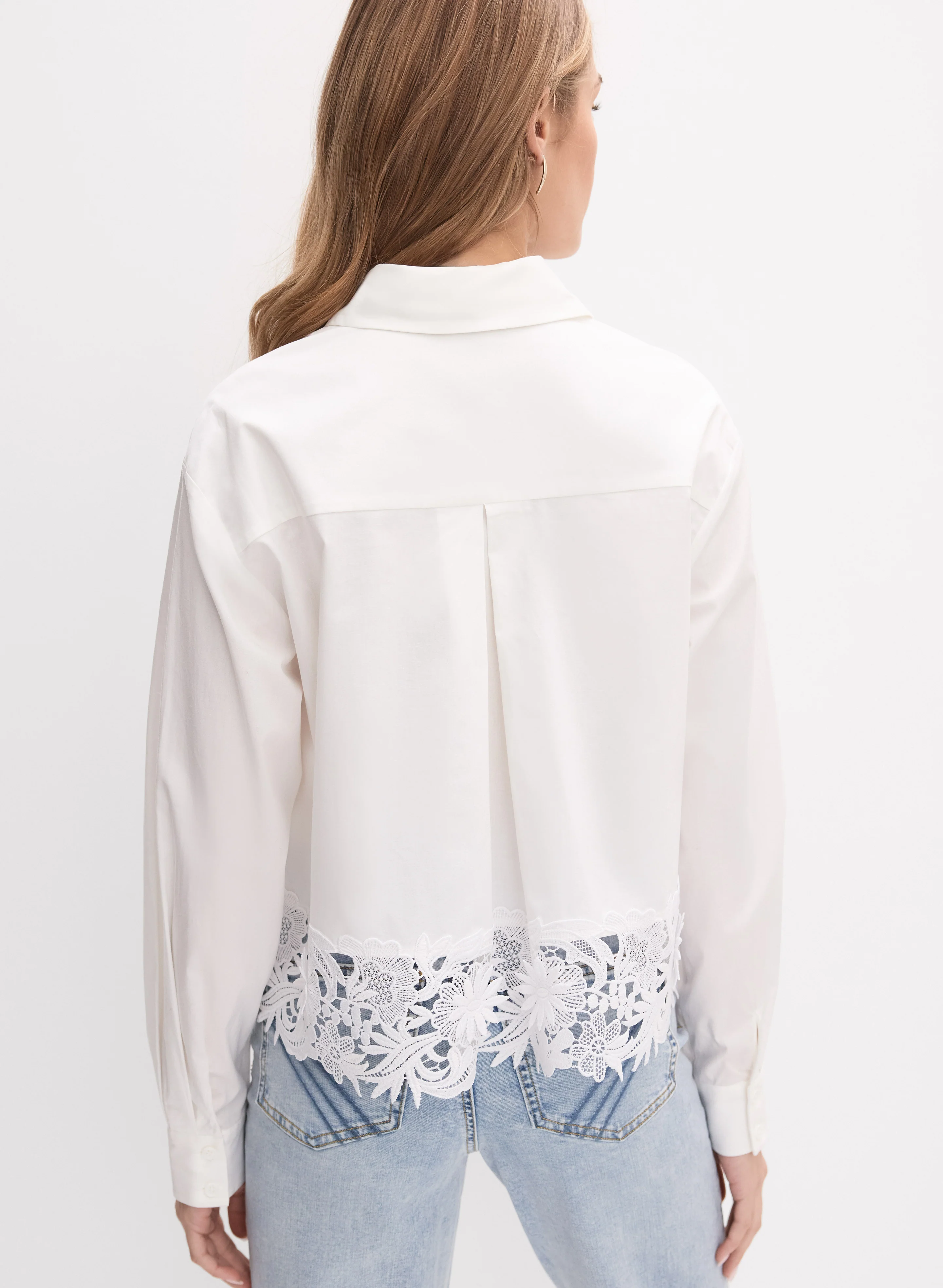 Crochet Trim Blouse - Image 4