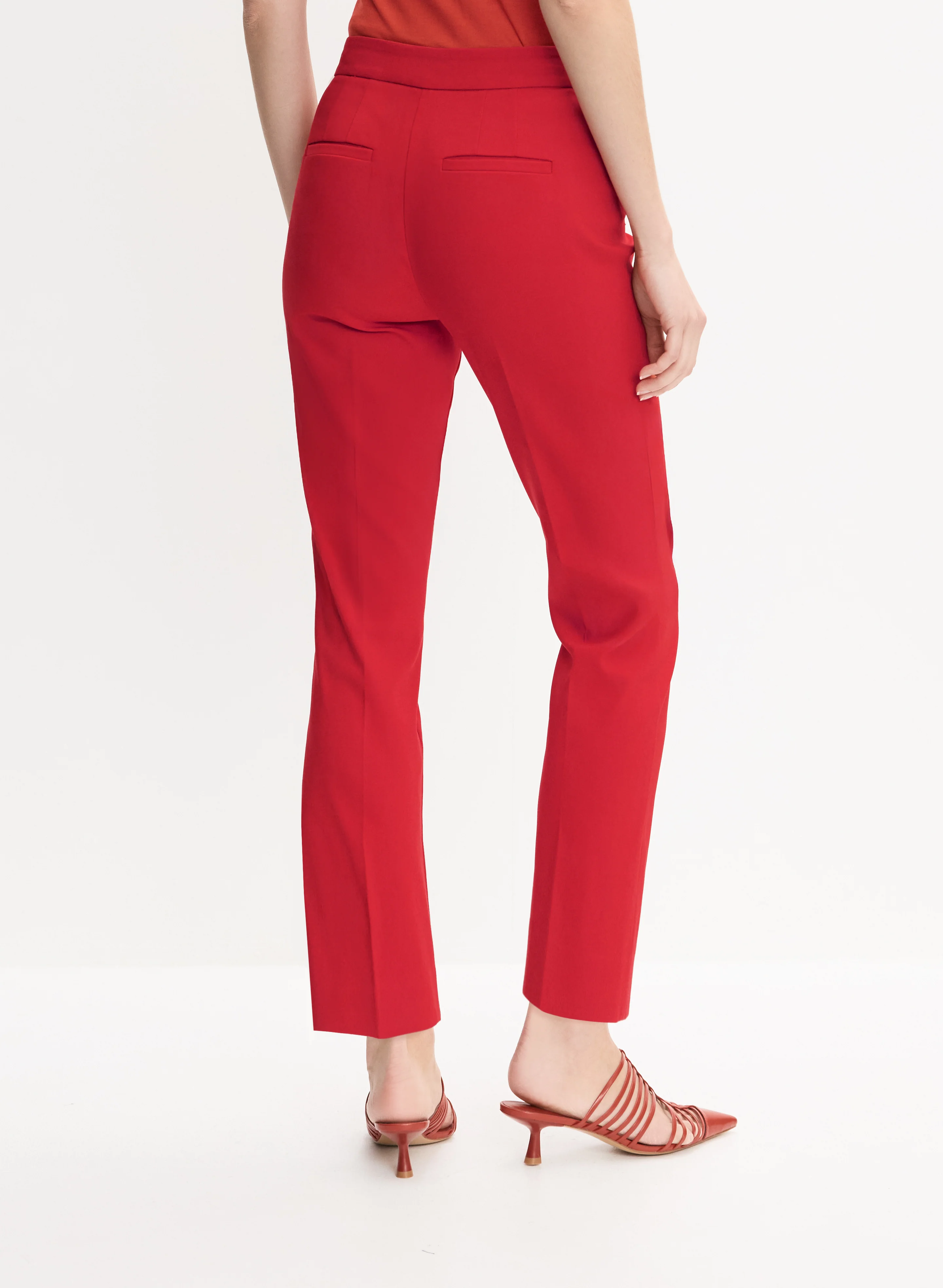 Cropped Slim-Leg Pants - Image 2
