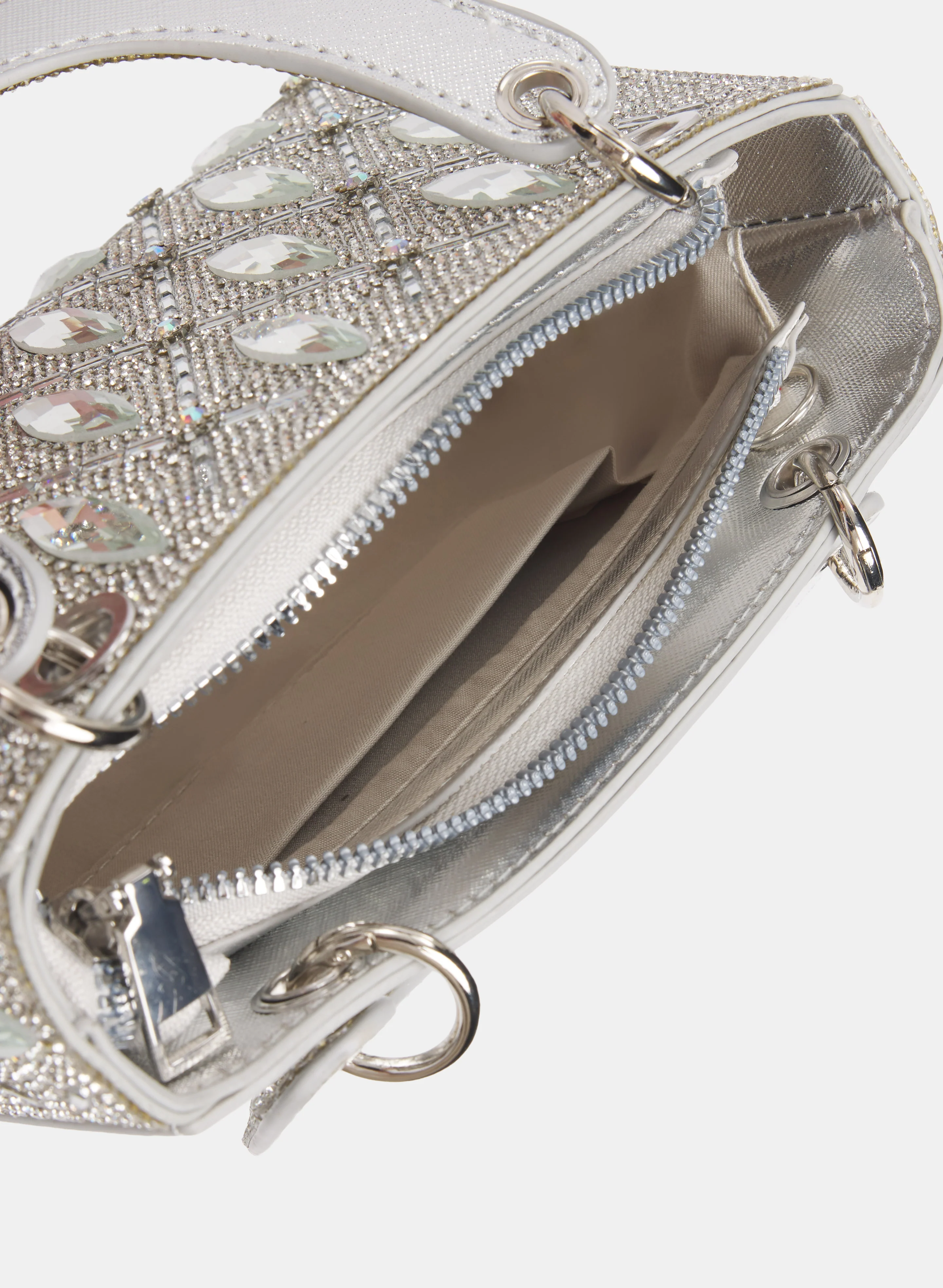 Crystal Embellished Handbag - Image 3