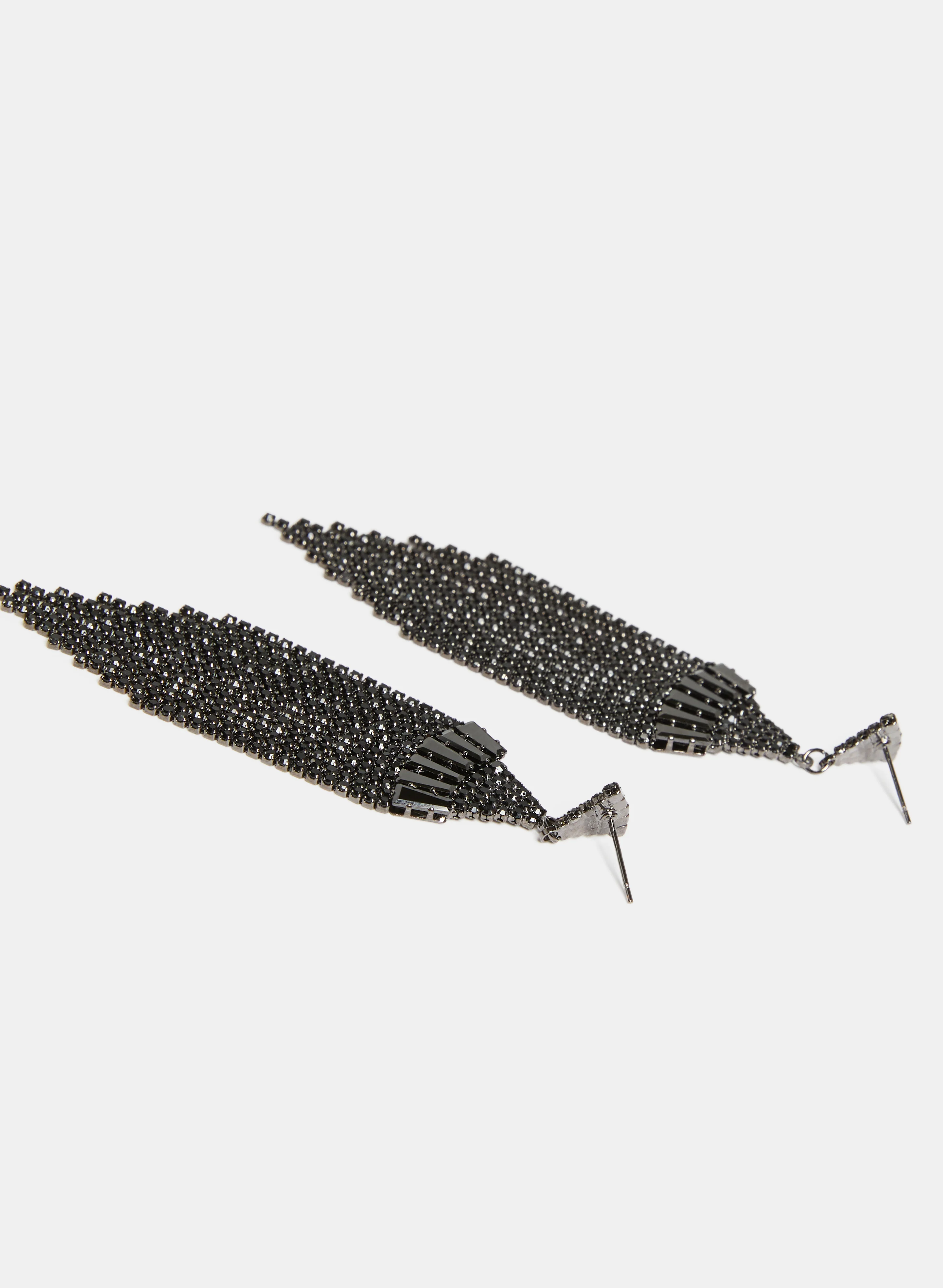 Cubic Zirconia Cascade Earrings - Image 3