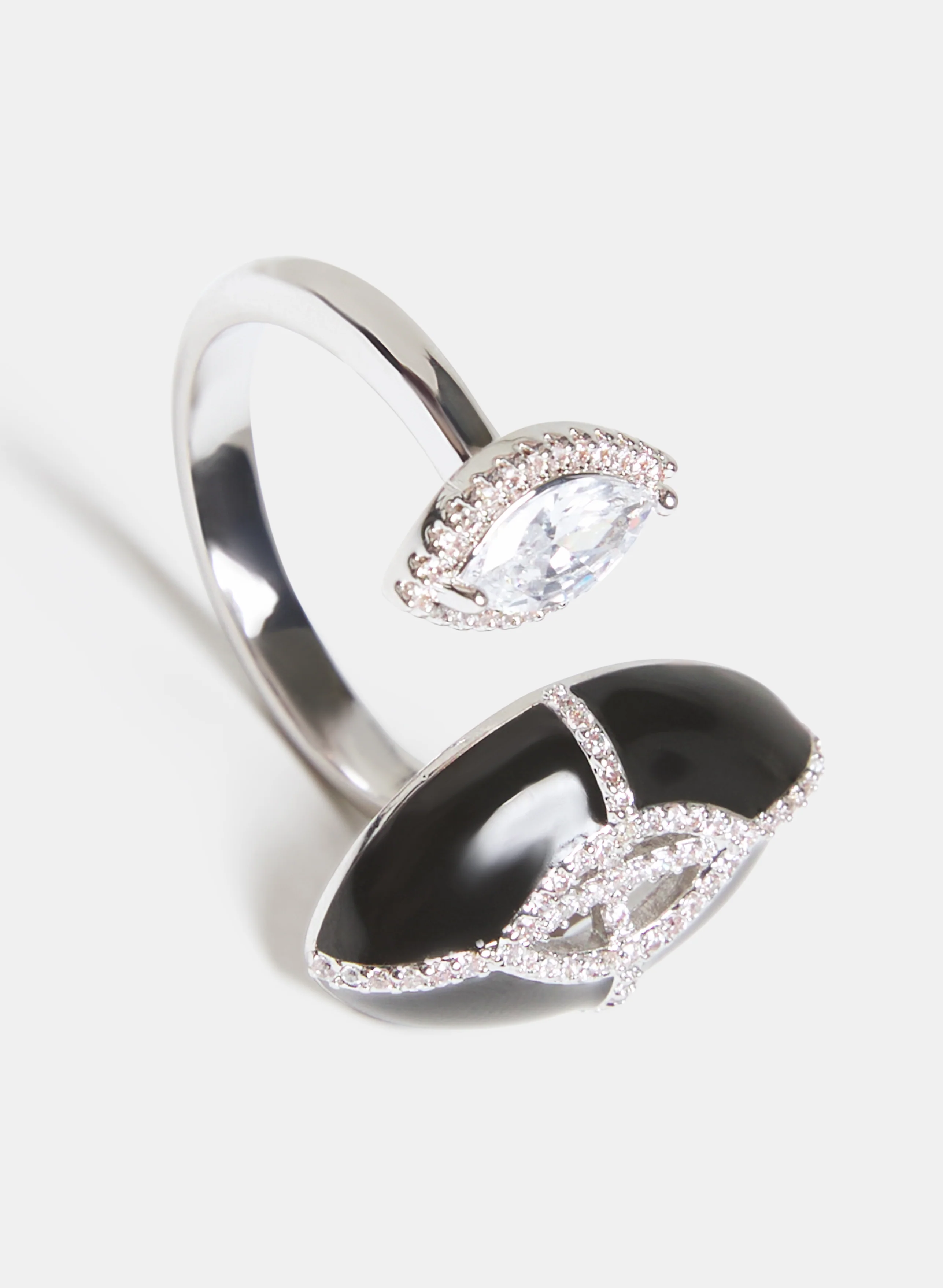 Cubic Zirconia Crystal Ring - Image 2