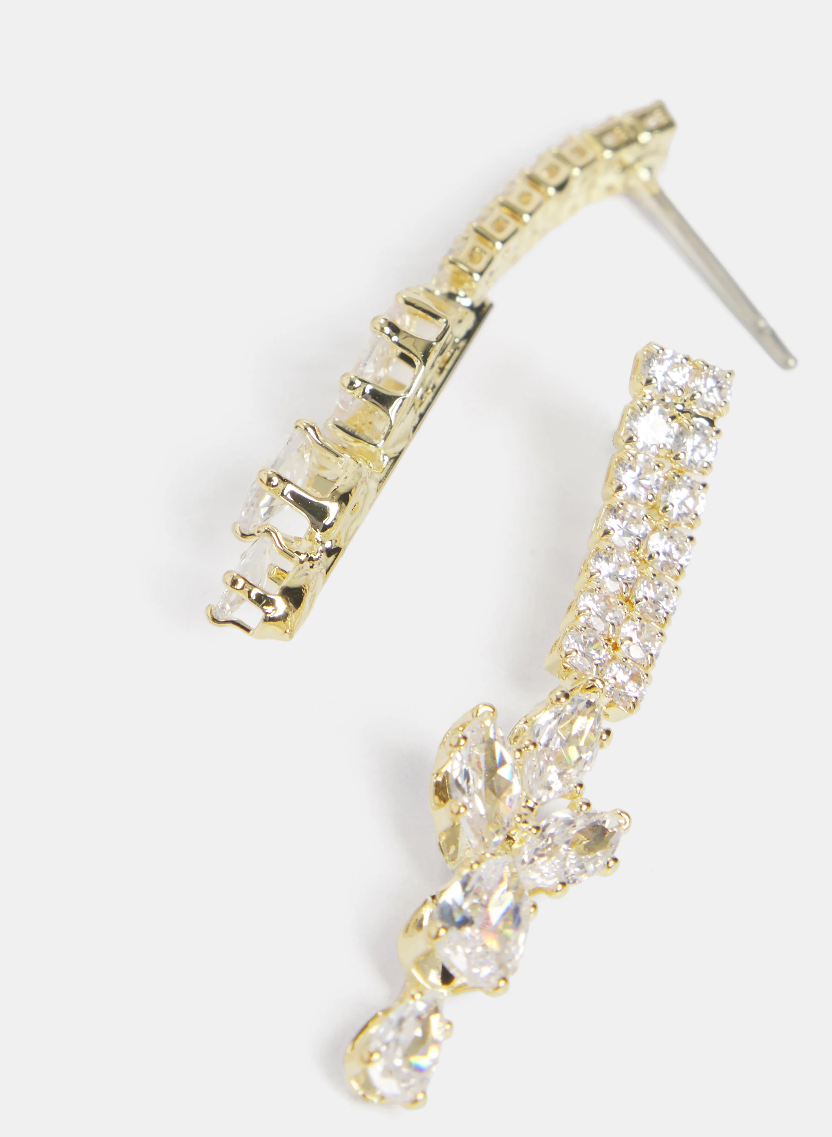 Cubic Zirconia Drop Earrings - Image 2