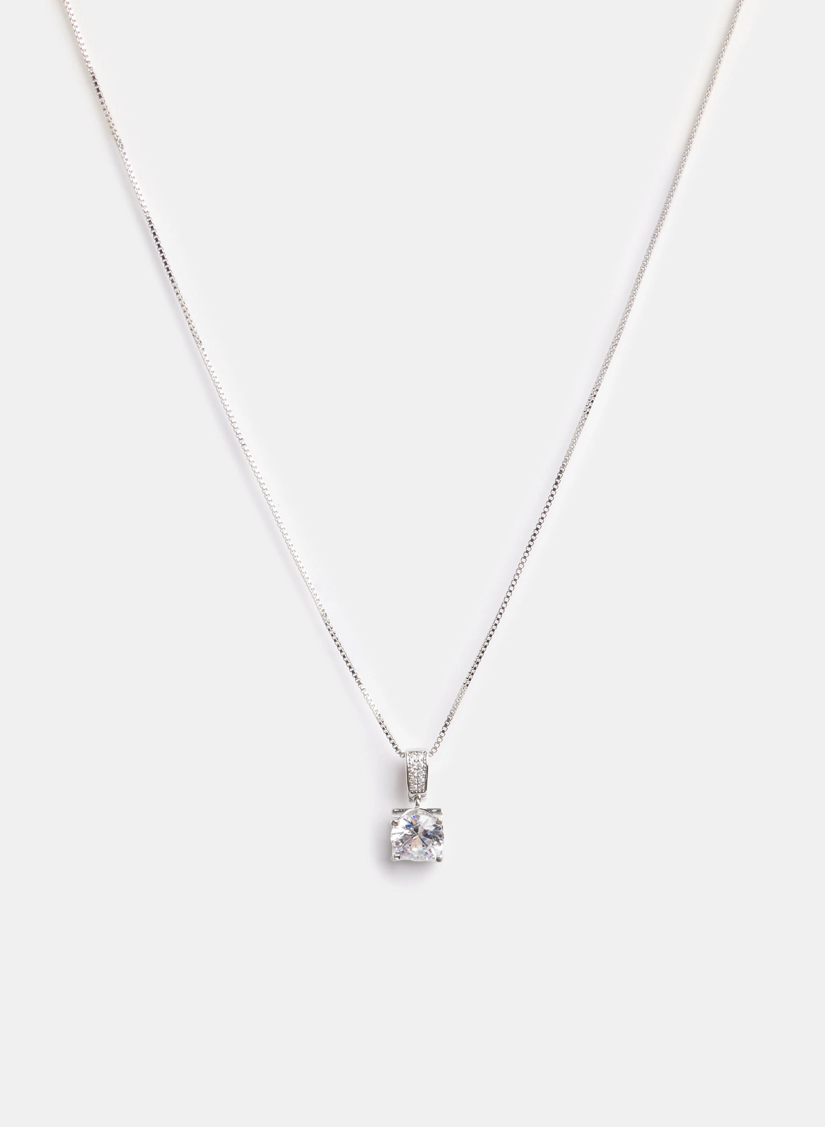 Cubic Zirconia Pendant Necklace