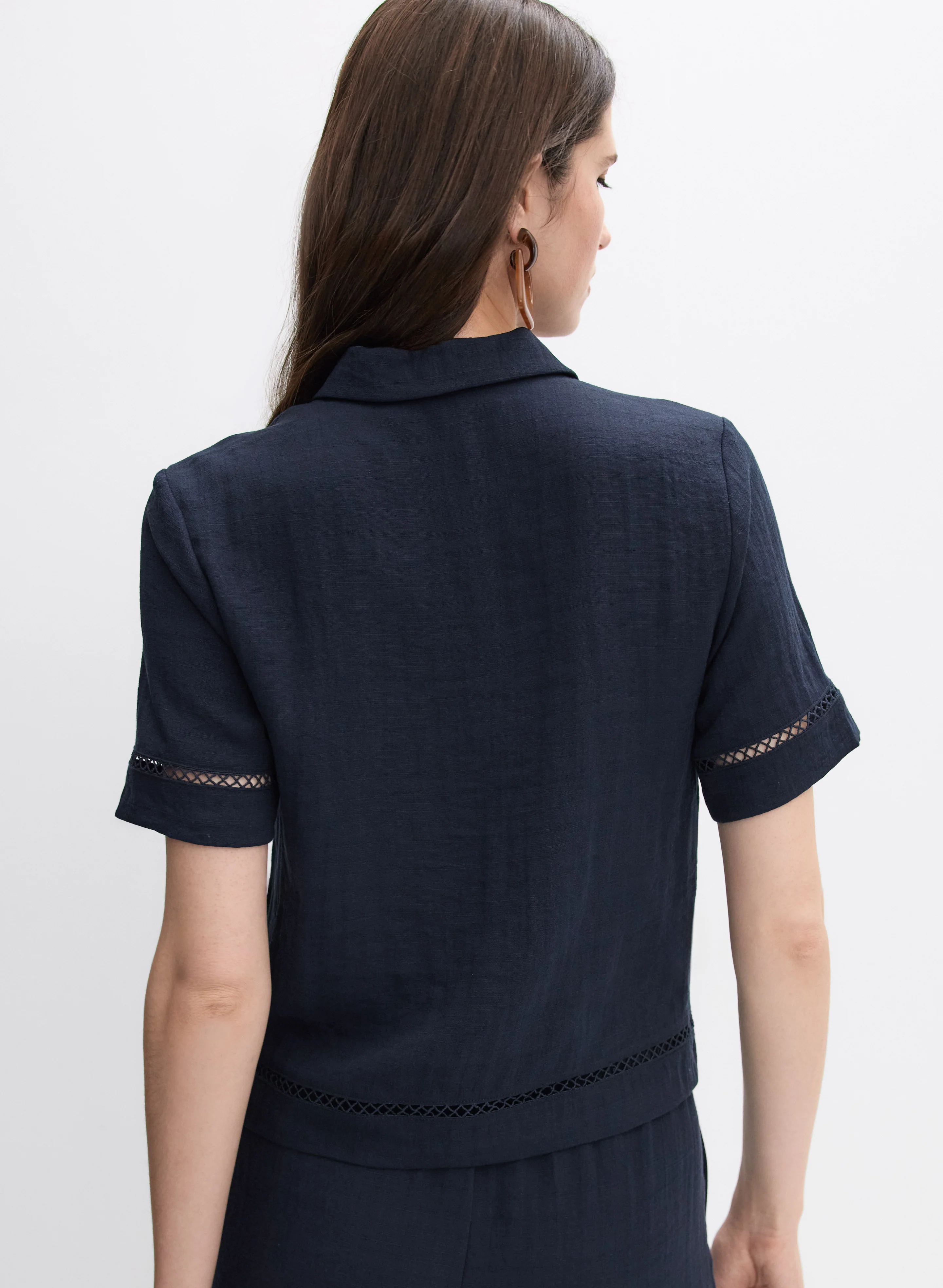 Cut-Out Detail Blouse - Image 3