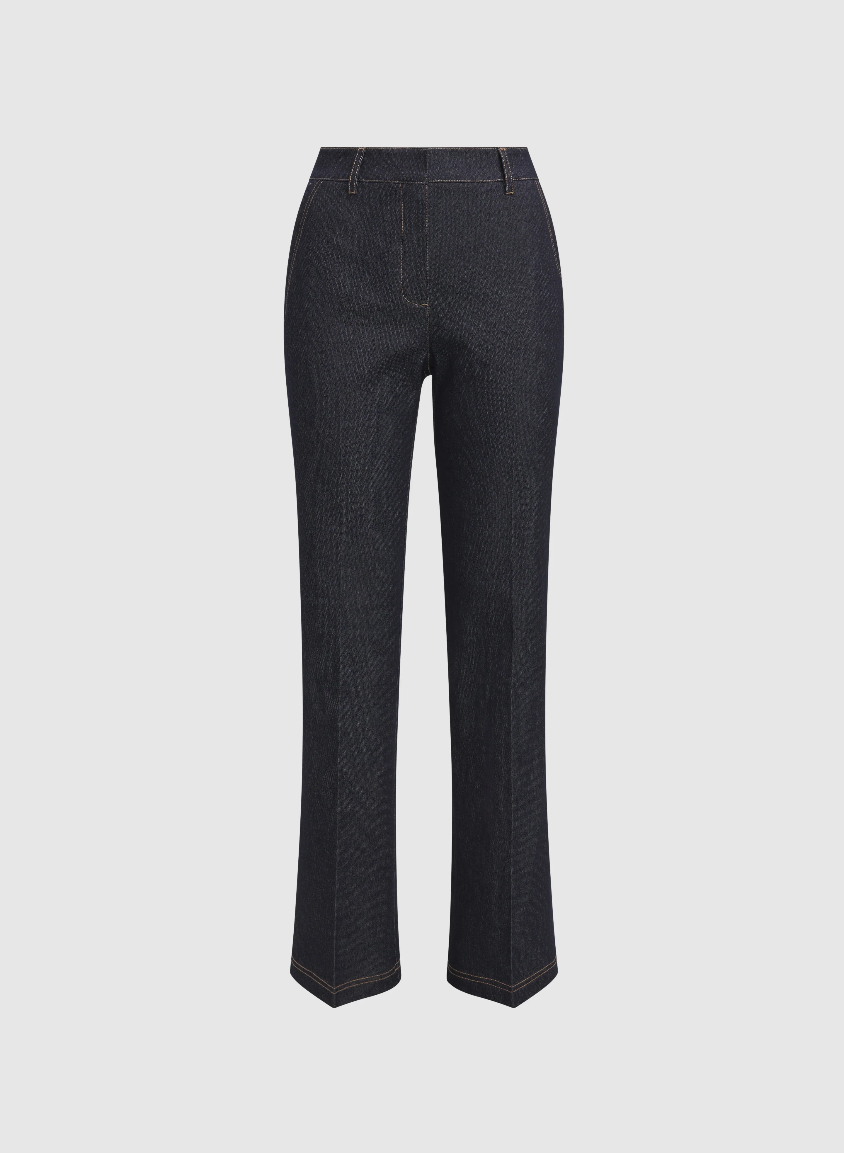 Denim Flare-Leg Trousers - Image 6