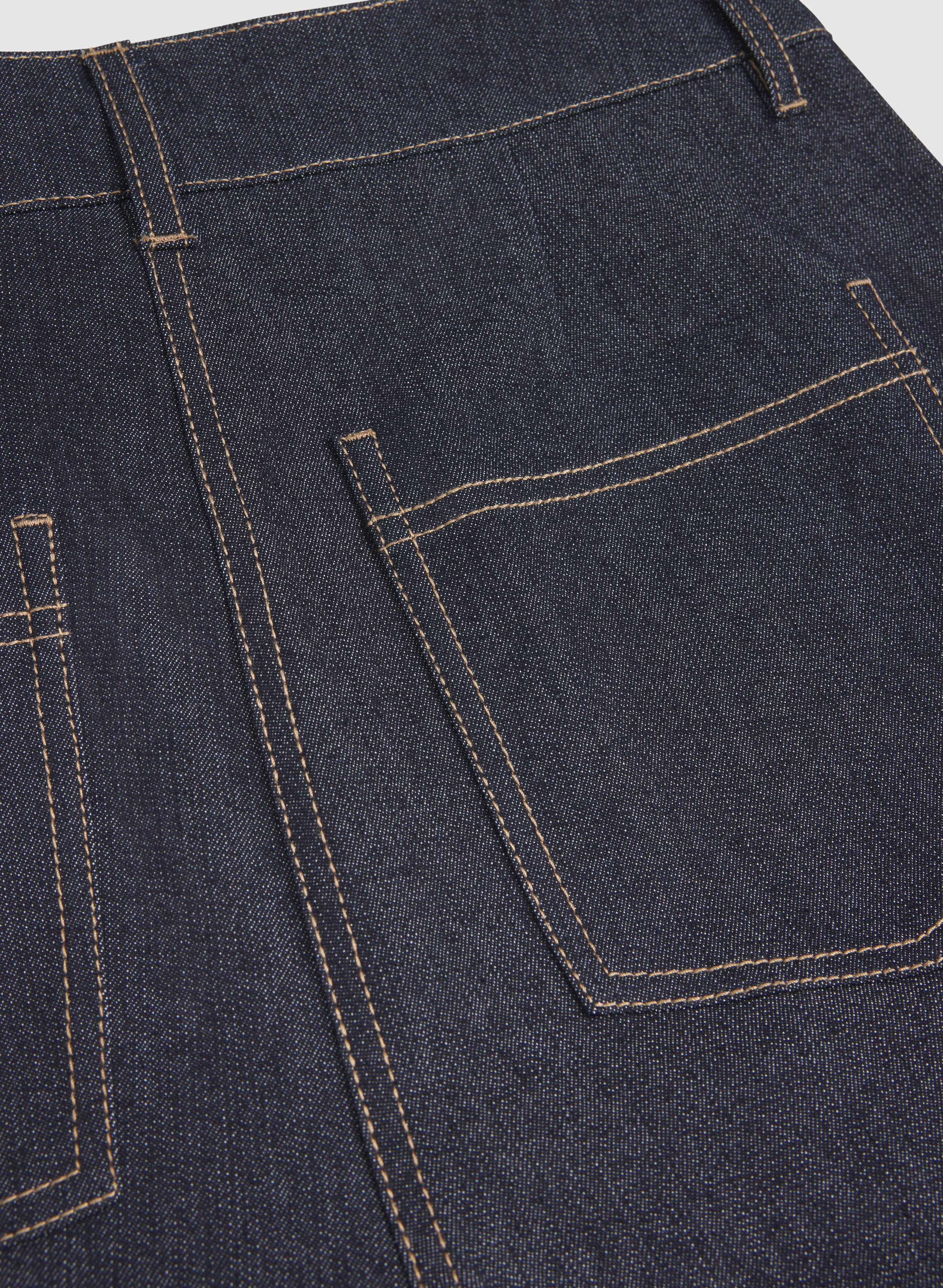 Denim Flare-Leg Trousers - Image 7