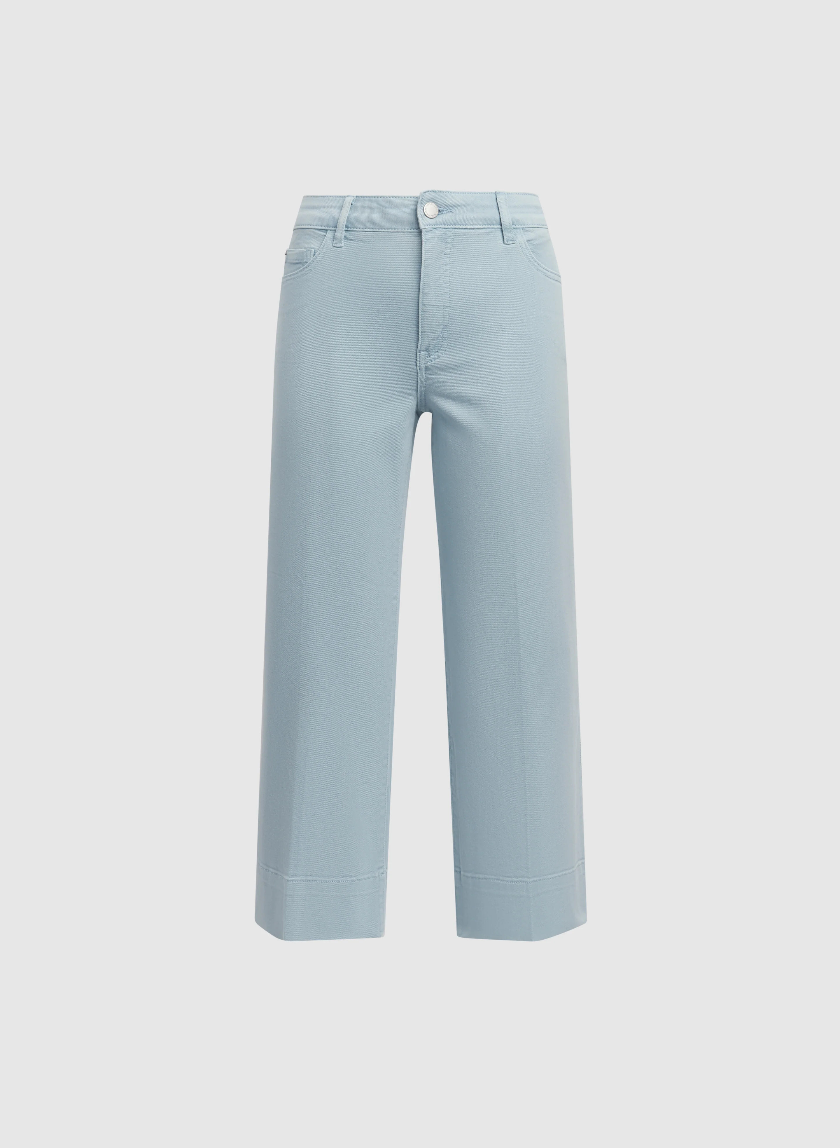 Denim Straight-Leg Capris - Image 6