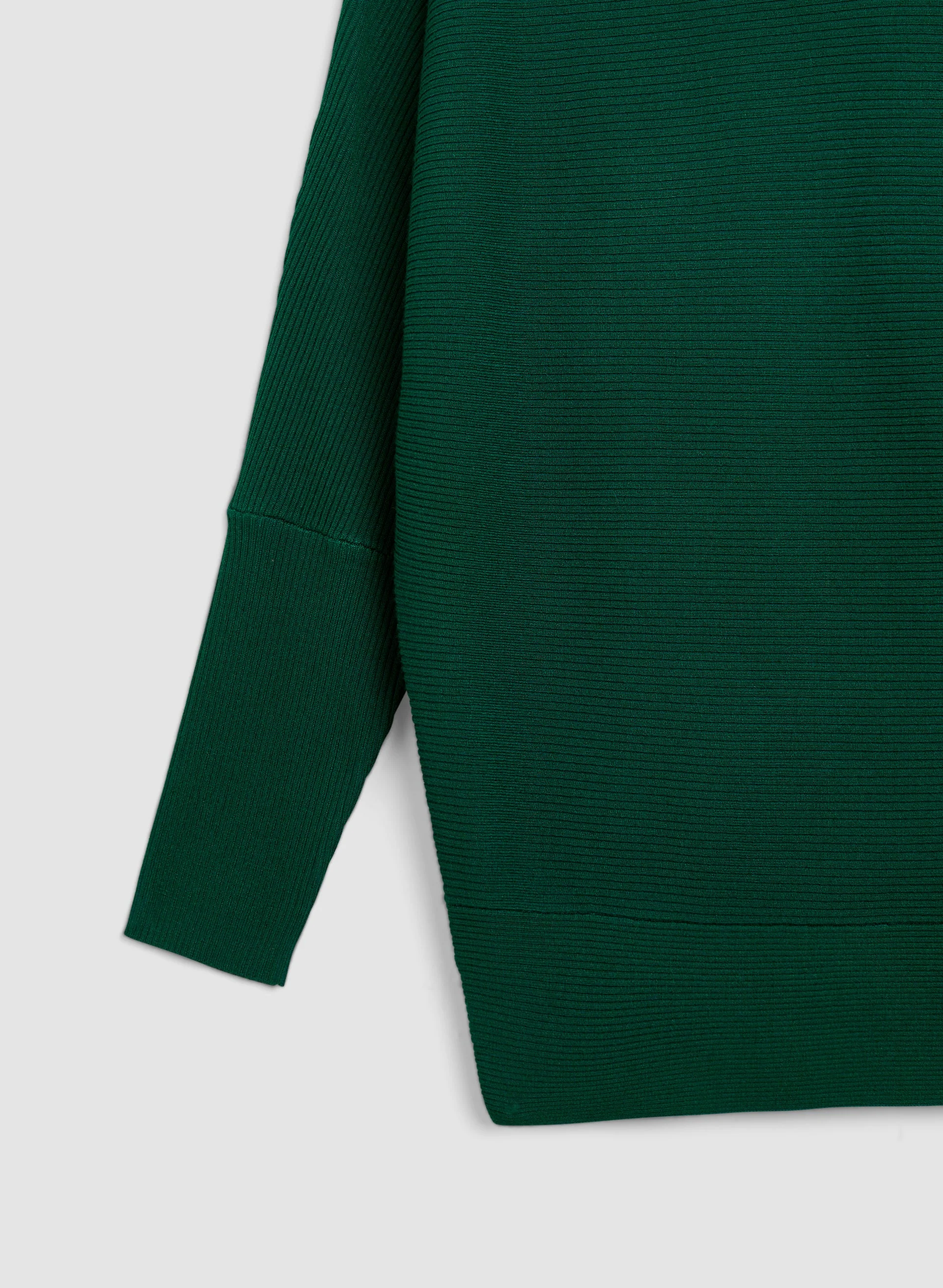 Dolman Sleeve Rib Knit Sweater - Image 7