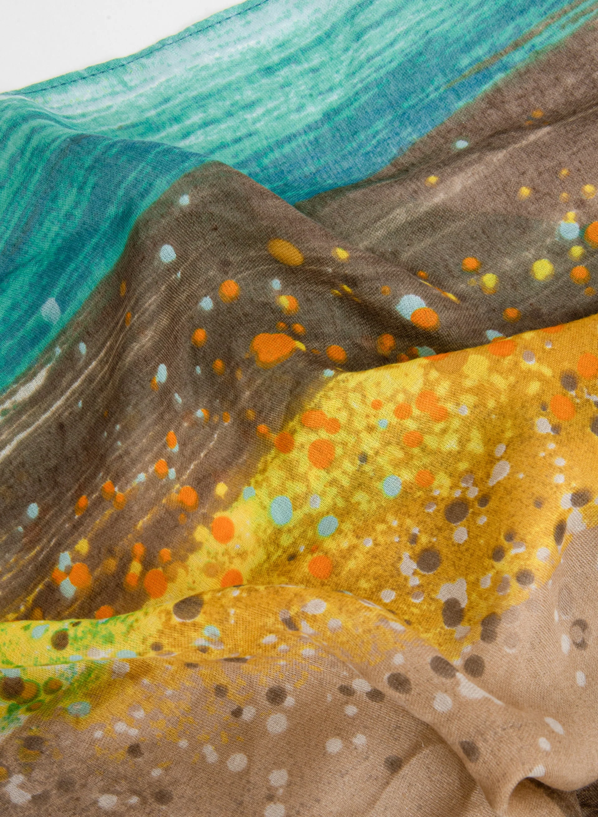 Dotted Print Scarf - Image 2