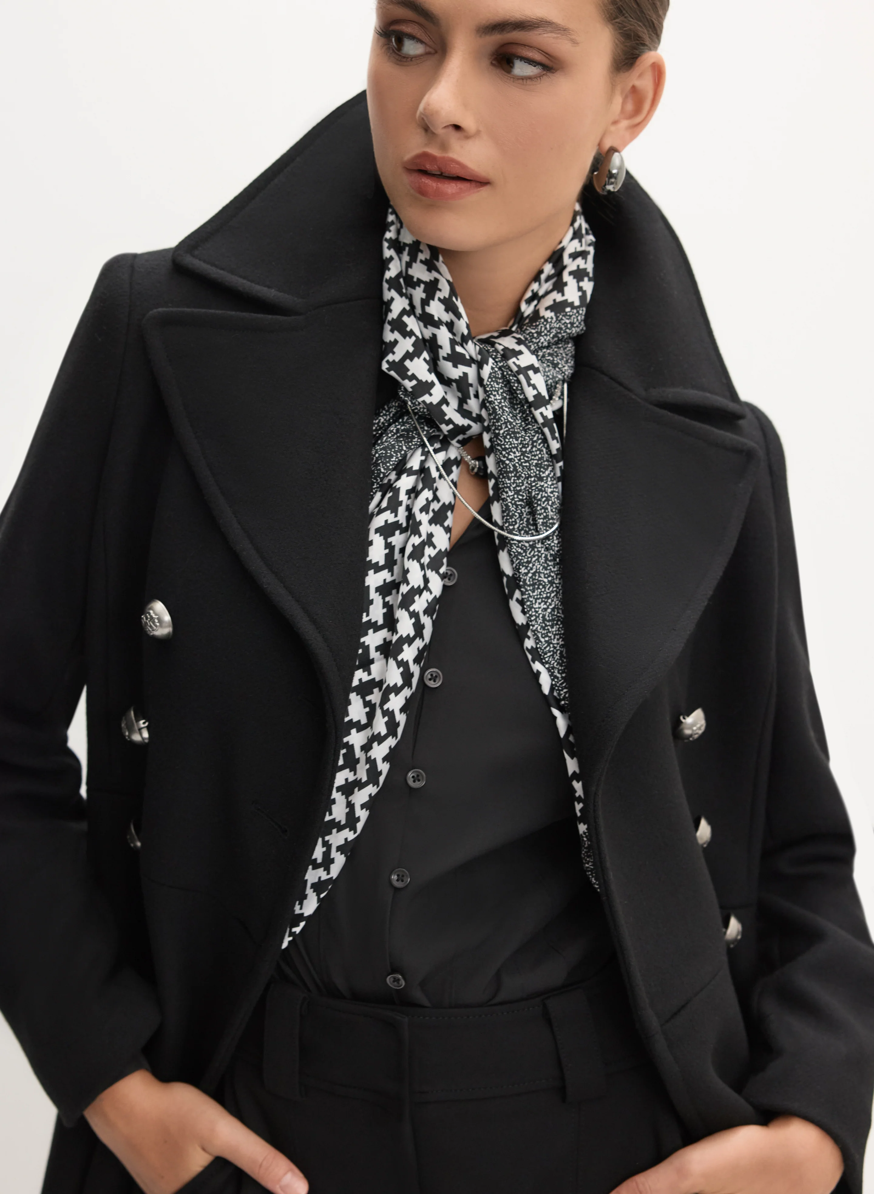 Double-Breasted Wool-Blend Coat - Image 5