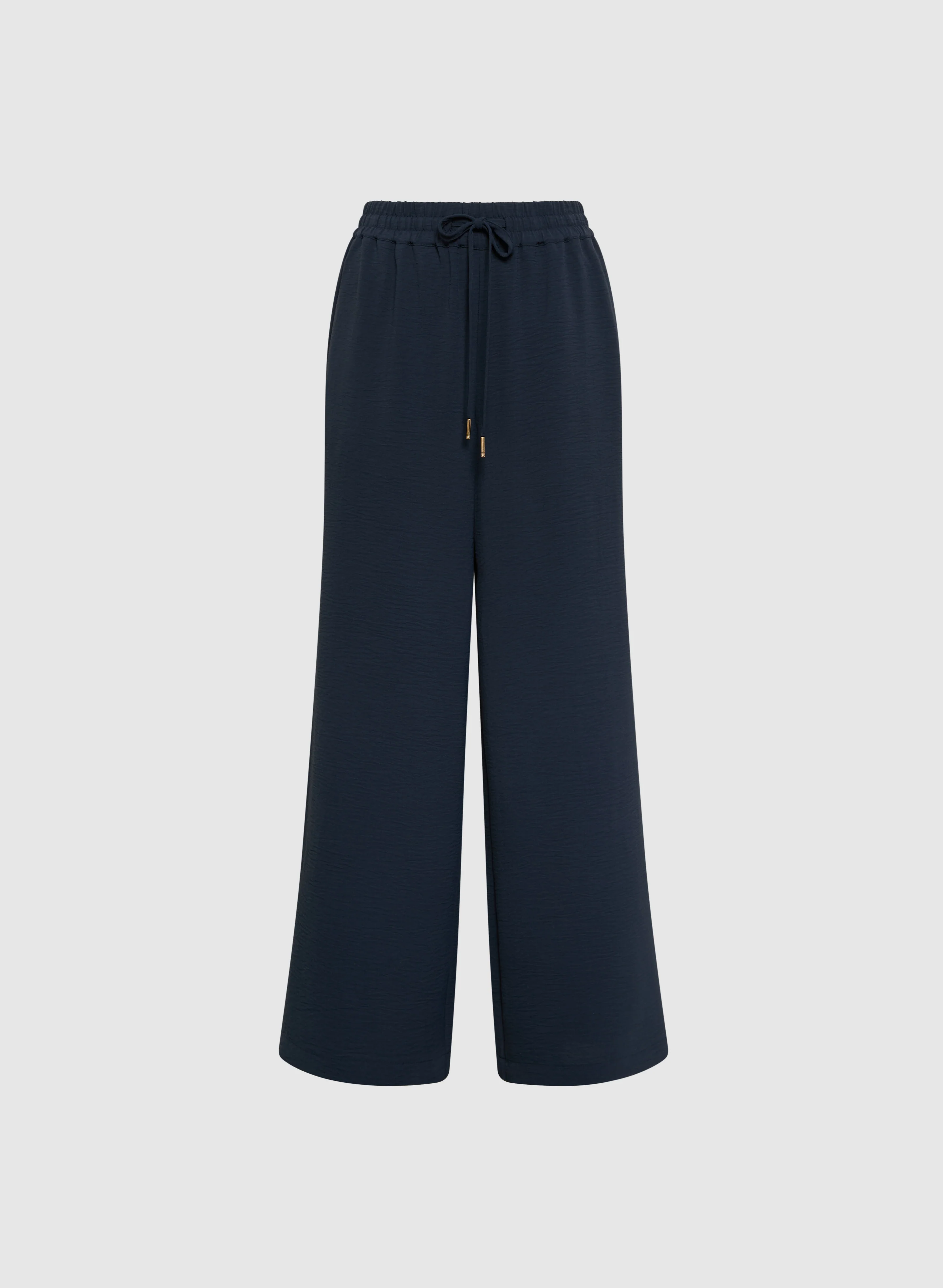Drawstring Waist Wide-Leg Pants - Image 6