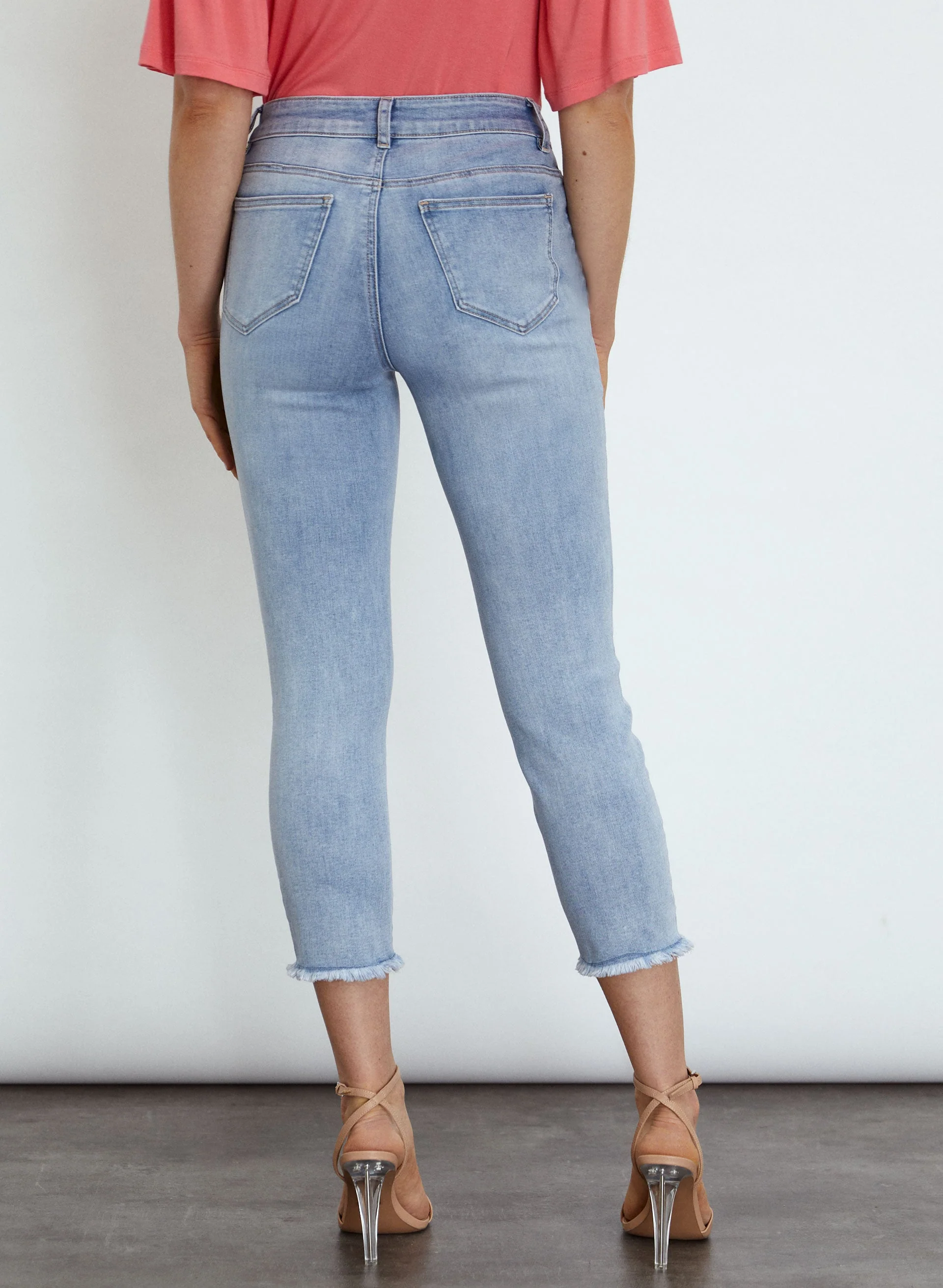 Embellished Denim Capris - Image 2