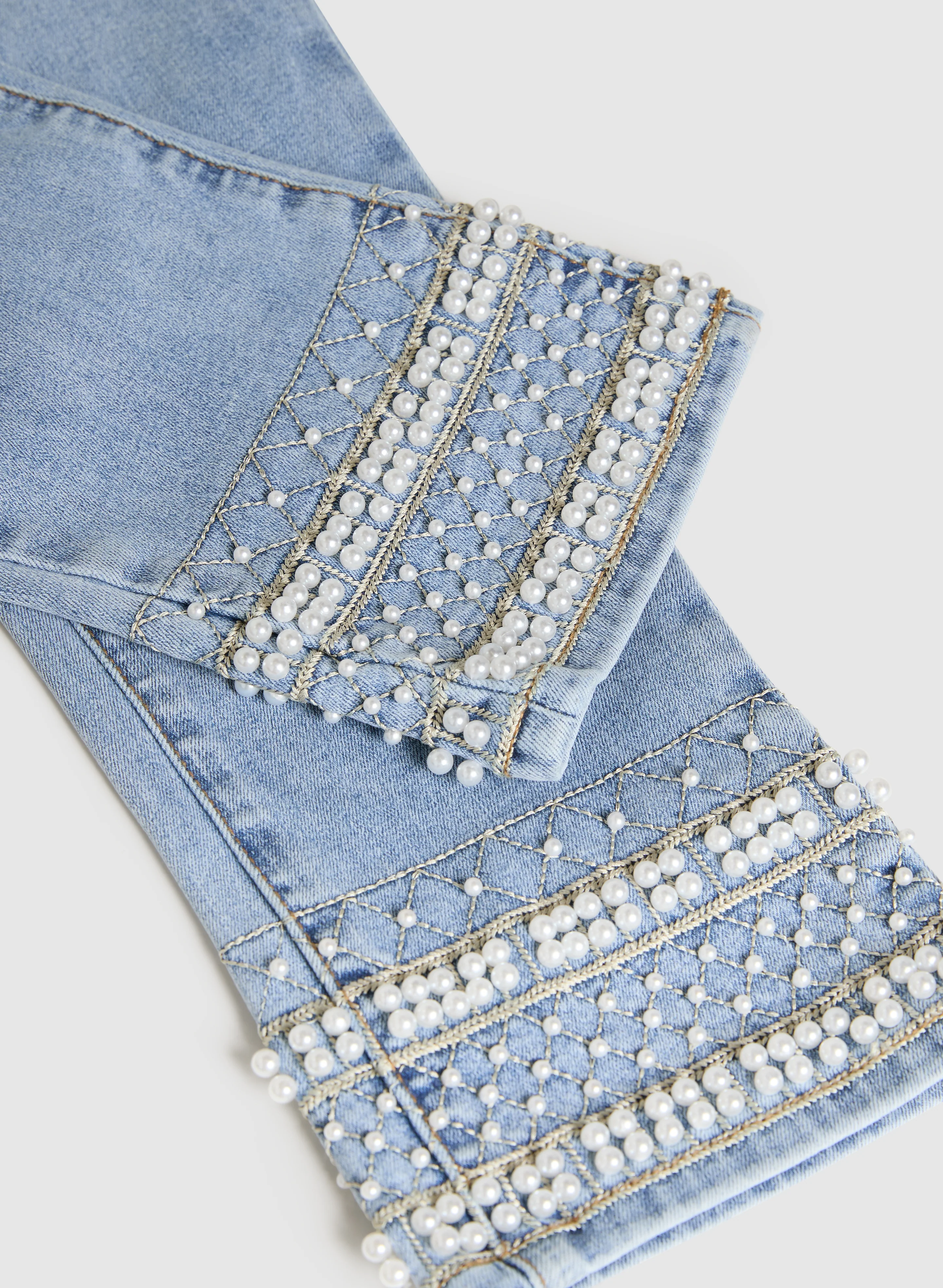Embellished Hem Capris - Image 7