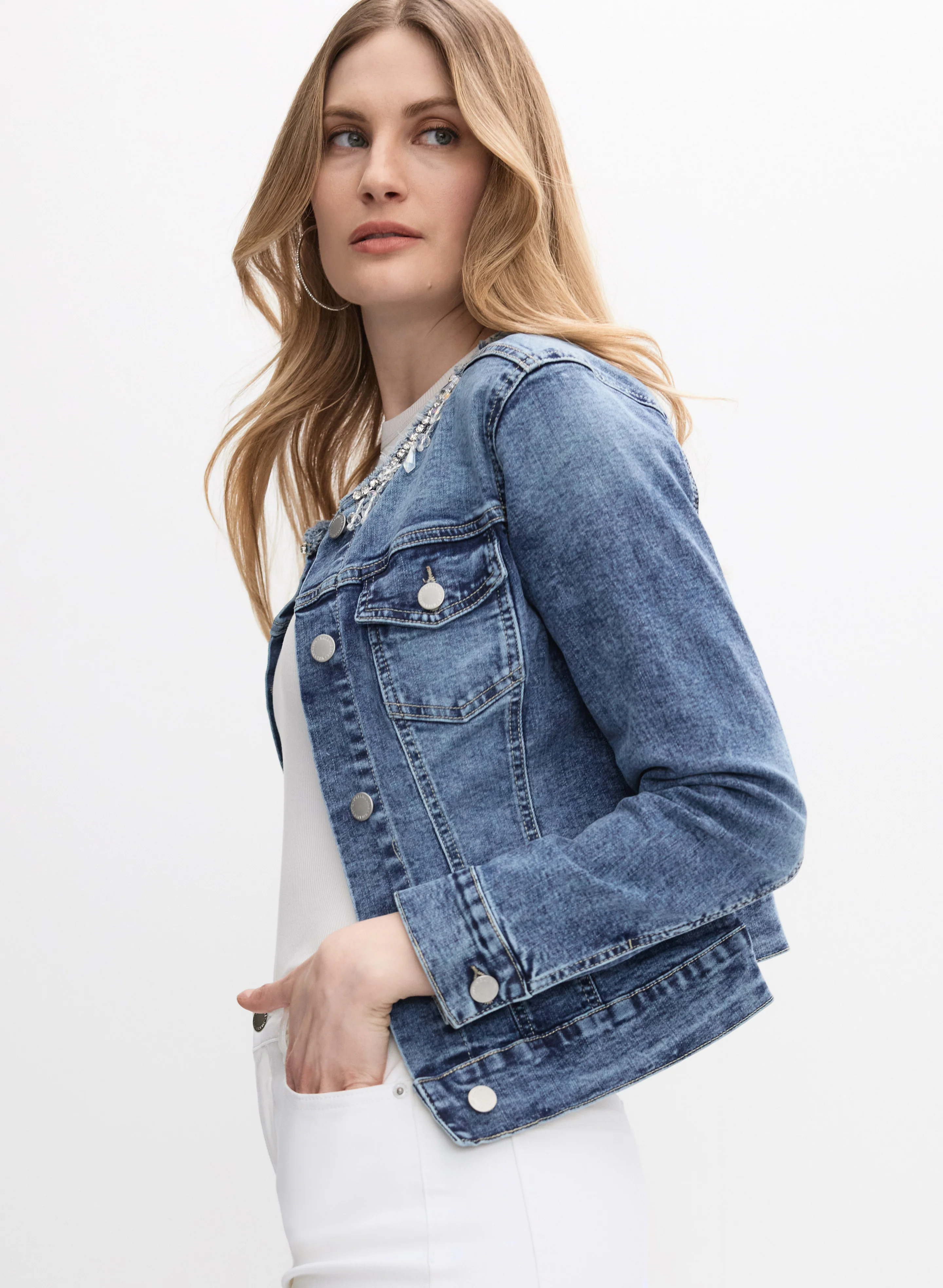 Embellished Jean Jacket - Image 5