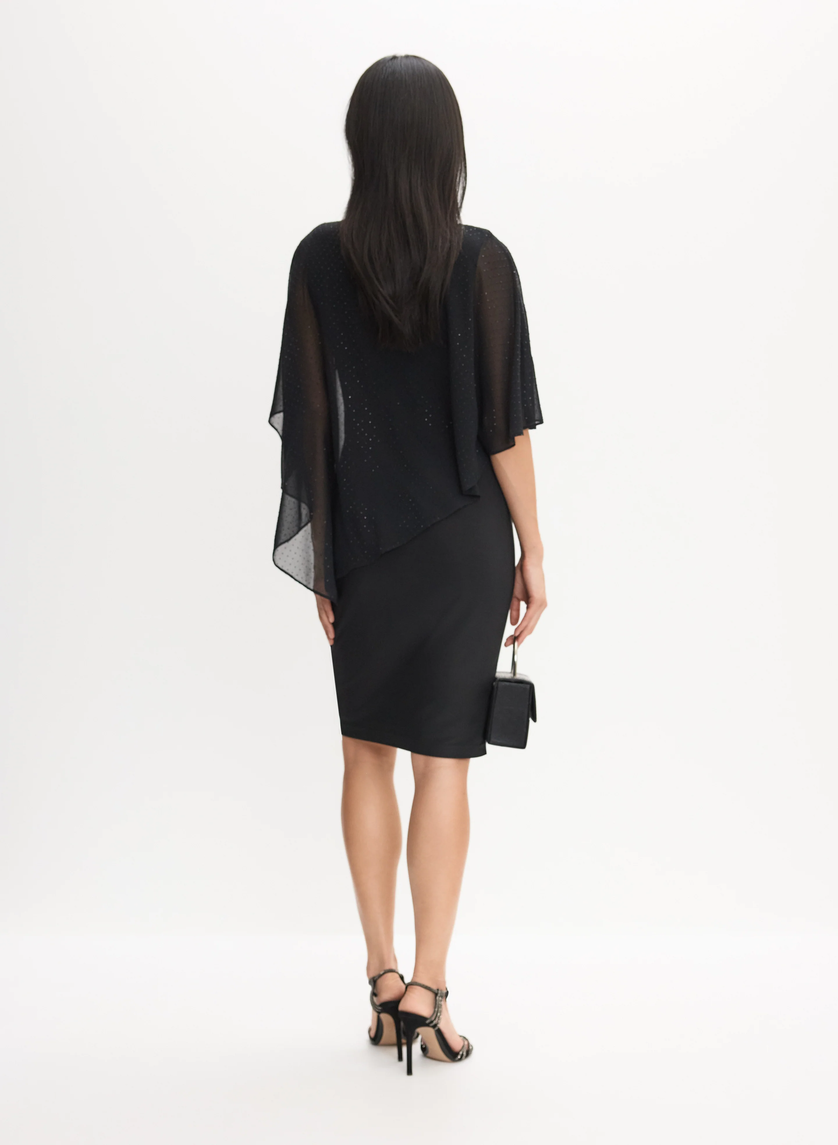 Embellished Overlay Dress - Image 4