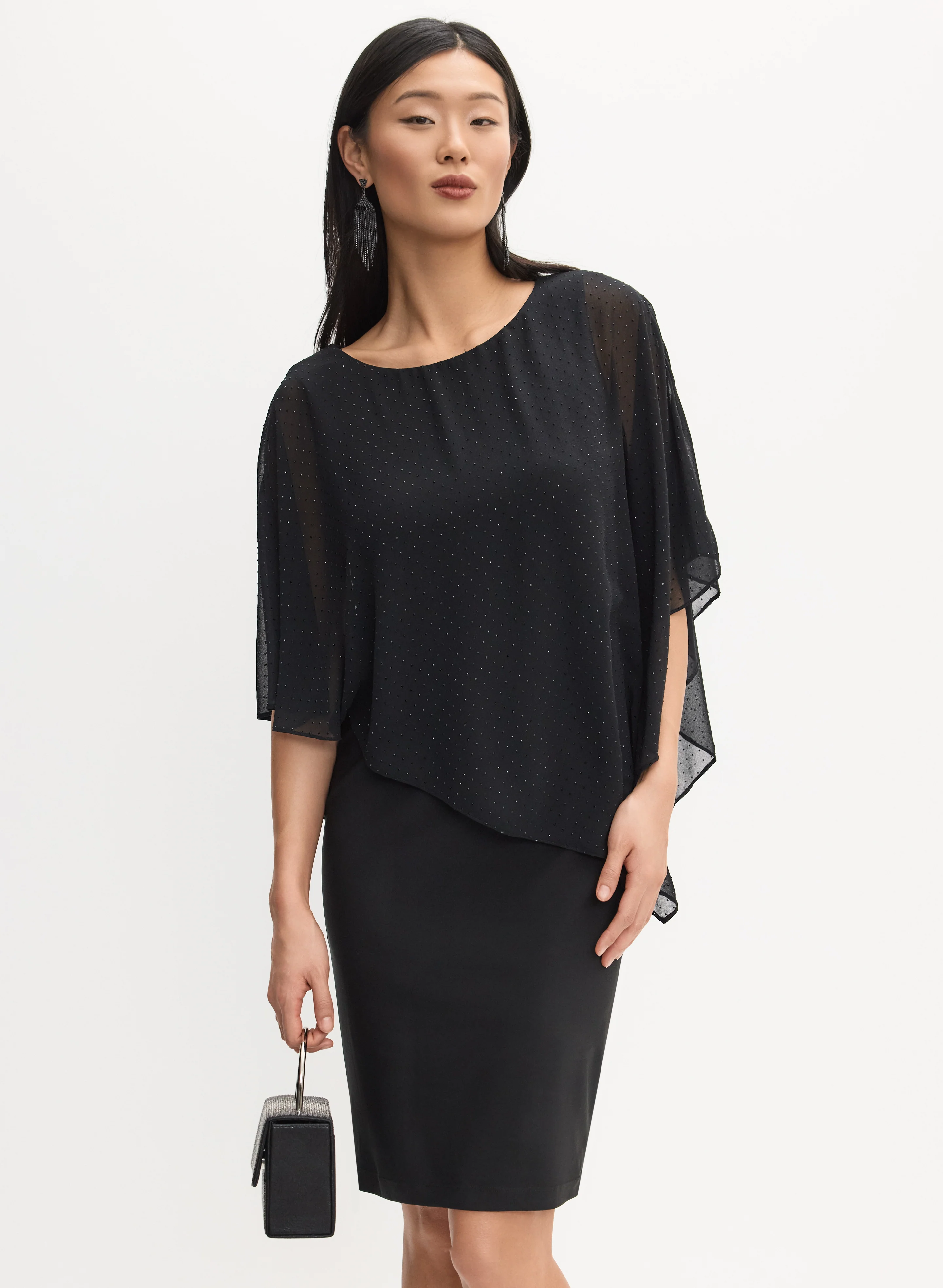 Embellished Overlay Dress - Image 7