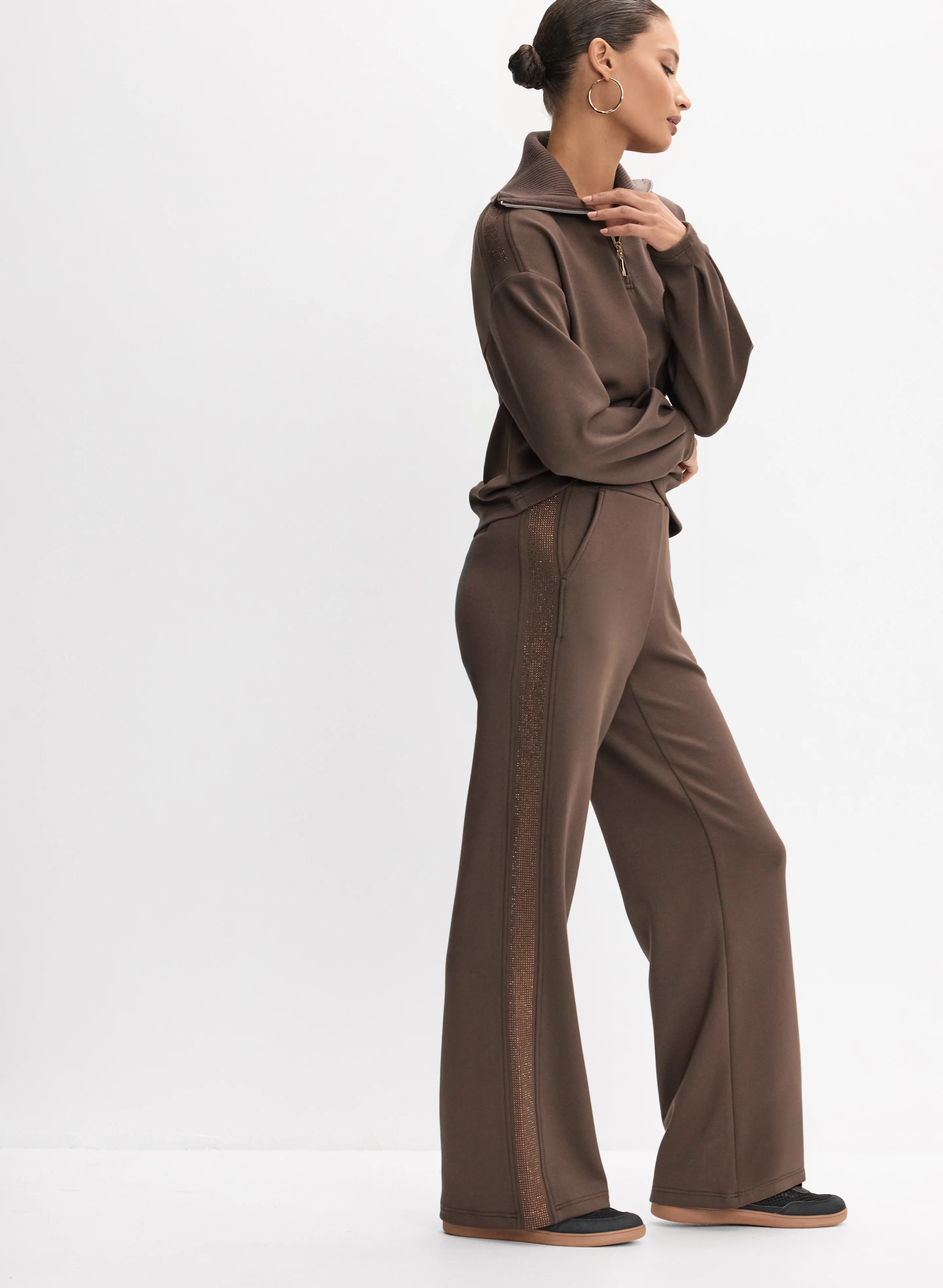 Embellished Wide-Leg Pants - Image 7