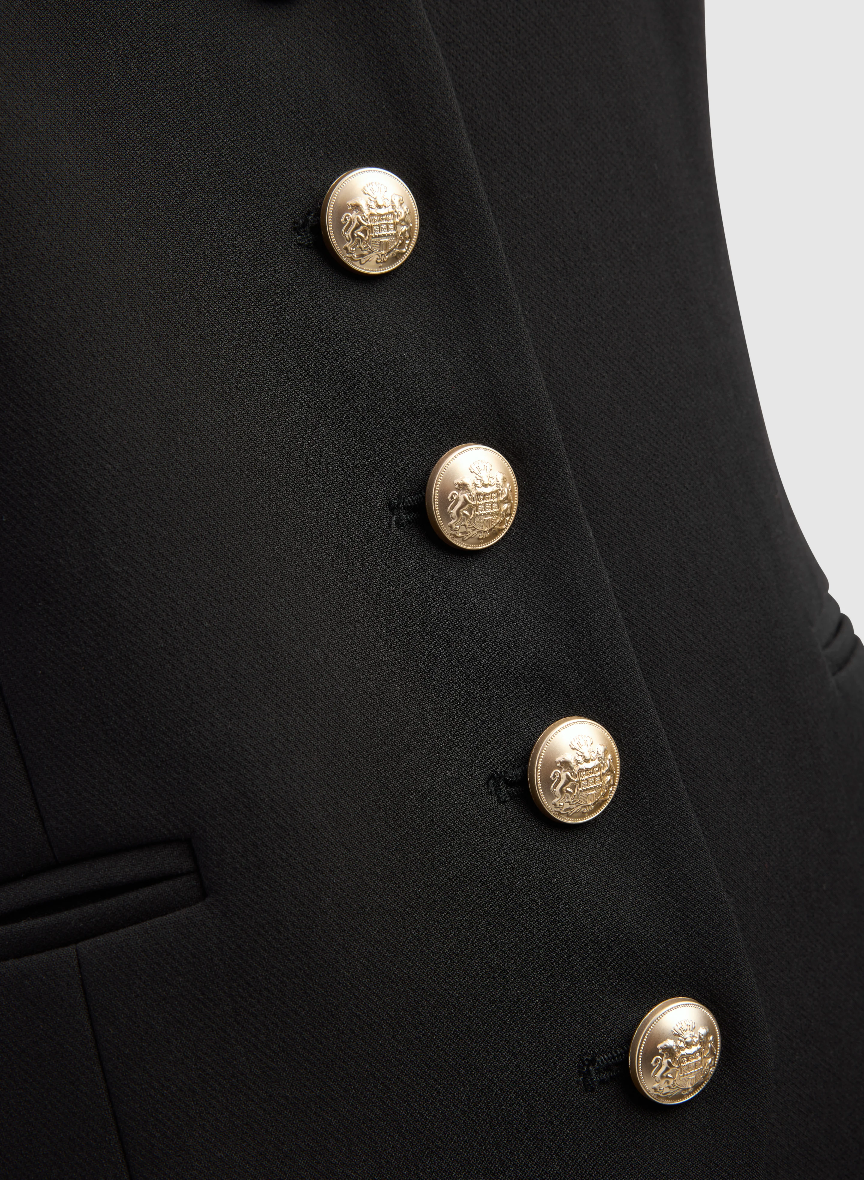 Embossed Button Vest - Image 7