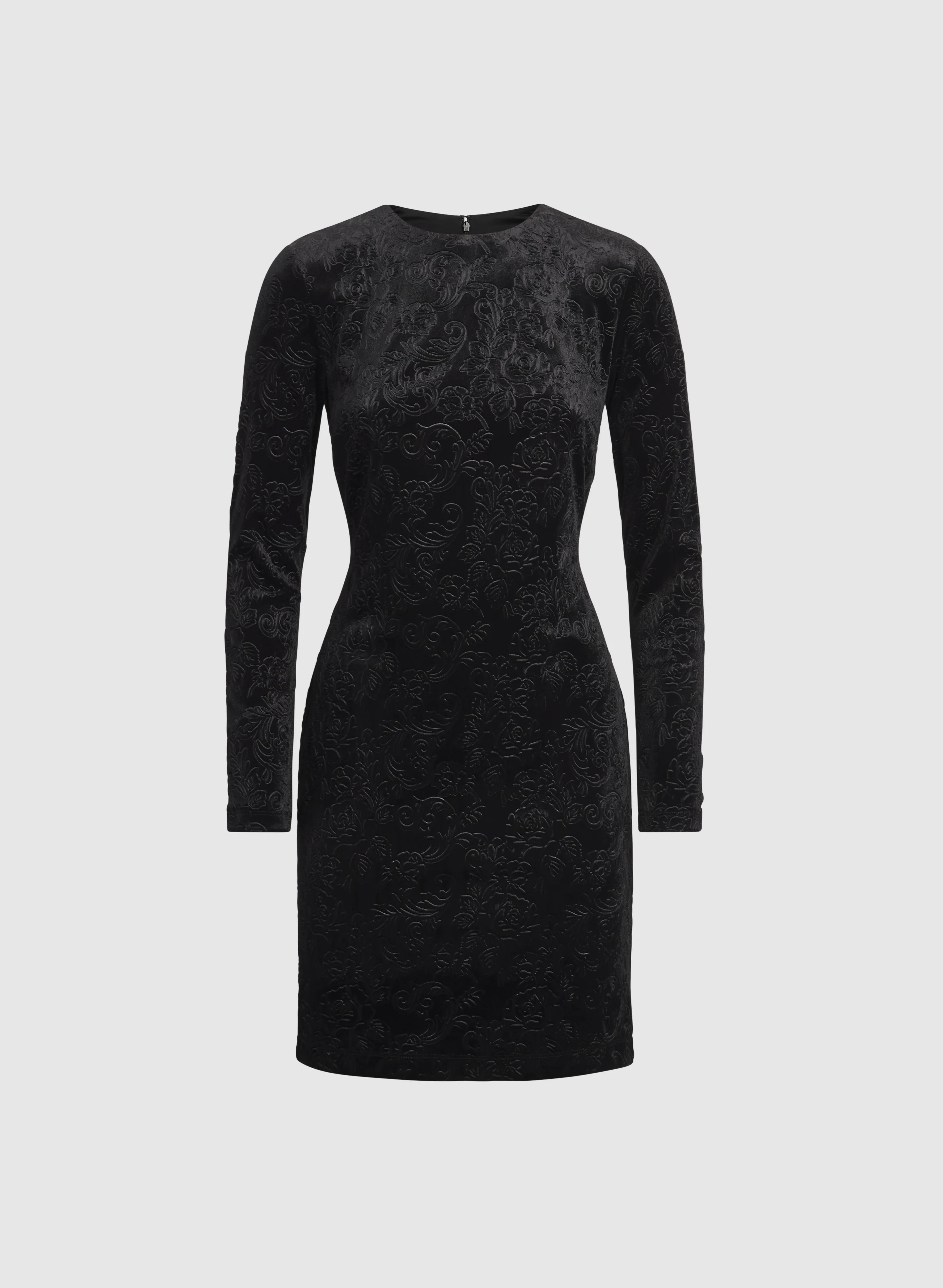 Embossed Velvet Dress - Image 6