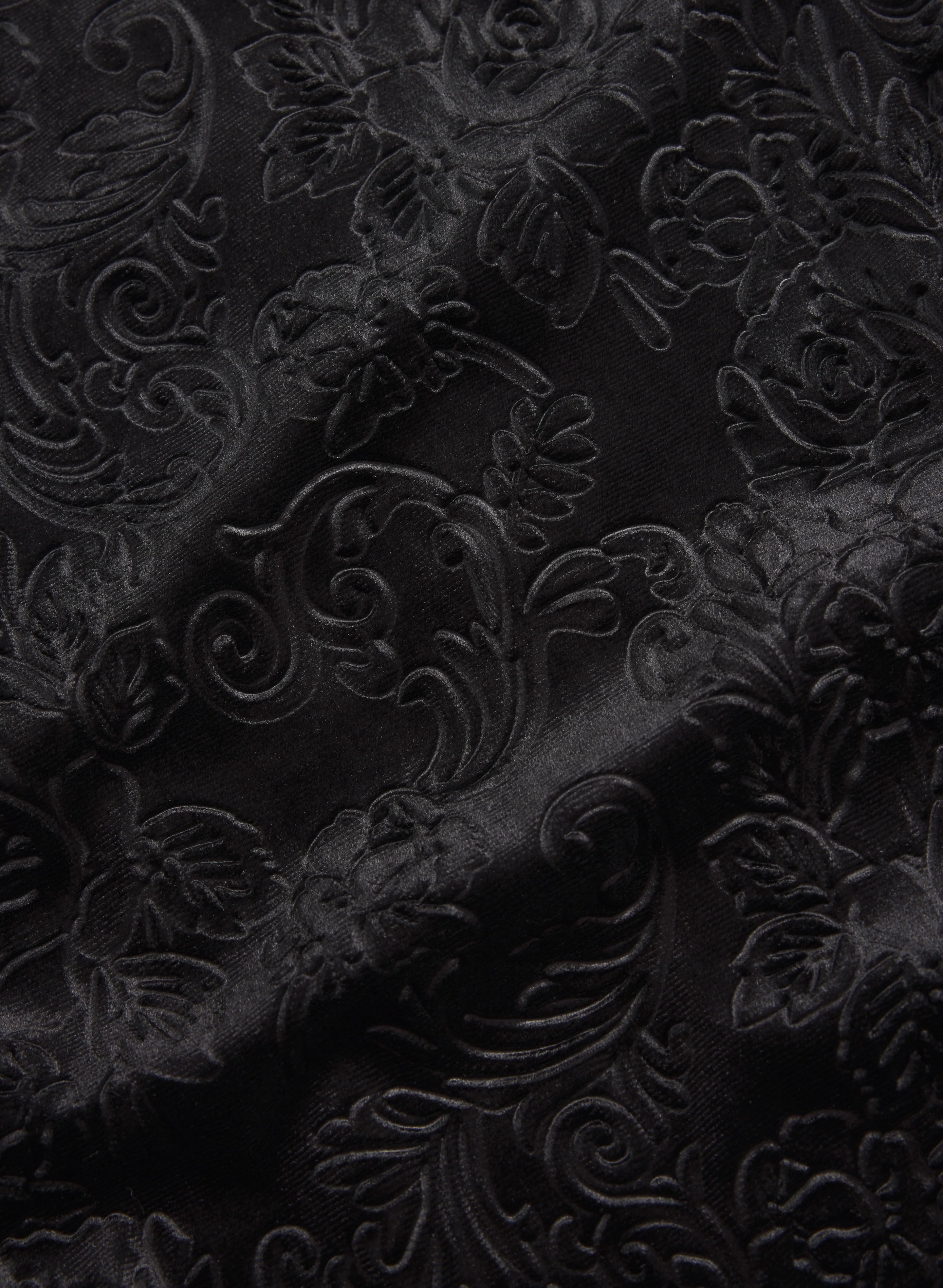 Embossed Velvet Dress - Image 7