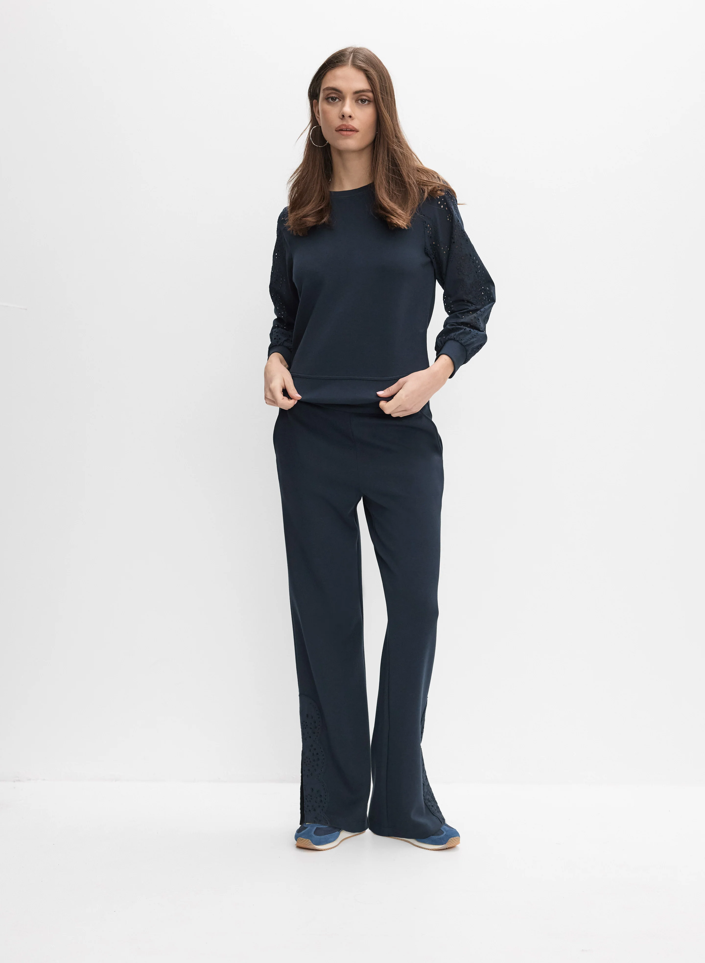 Embroidered Sleeve Sweatshirt - Image 3