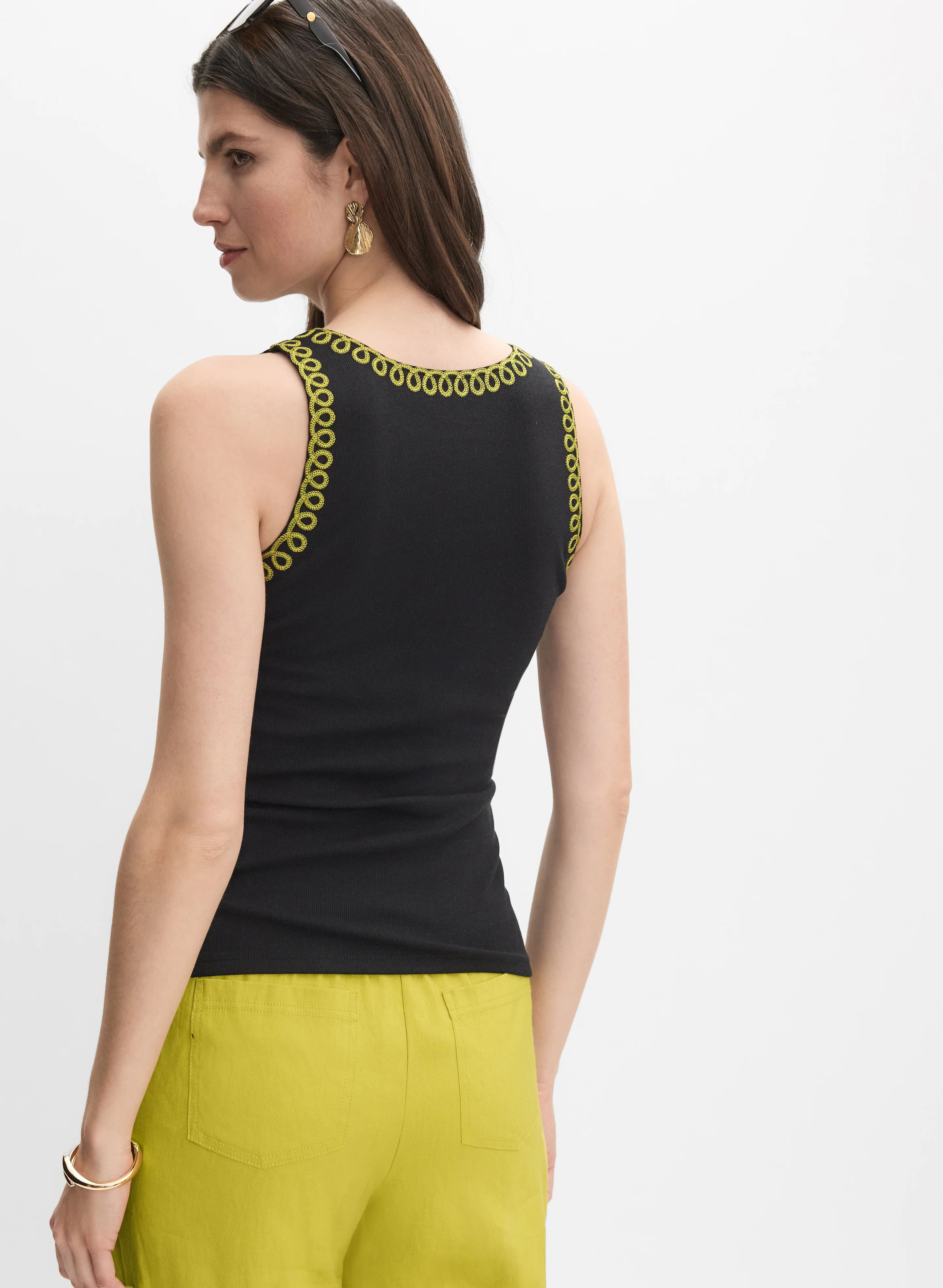 Embroidered Tank Top - Image 4