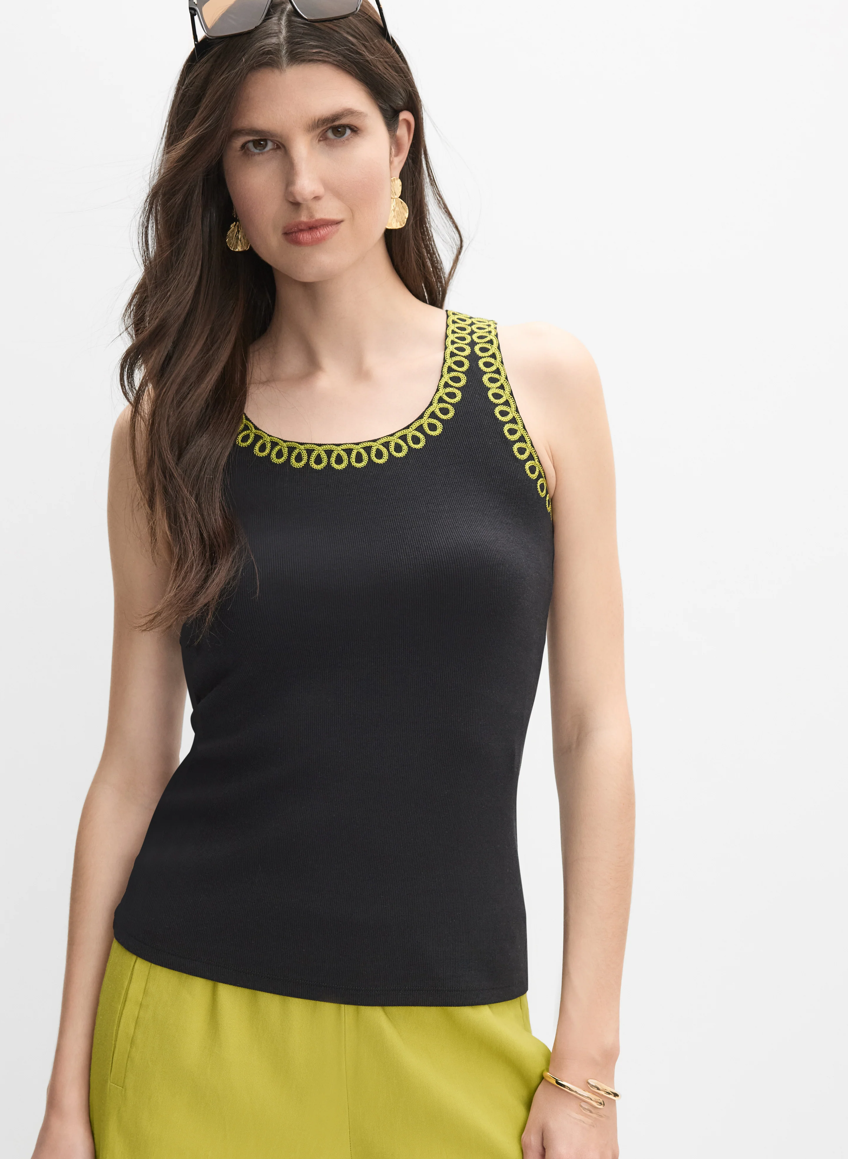Embroidered Tank Top - Image 5