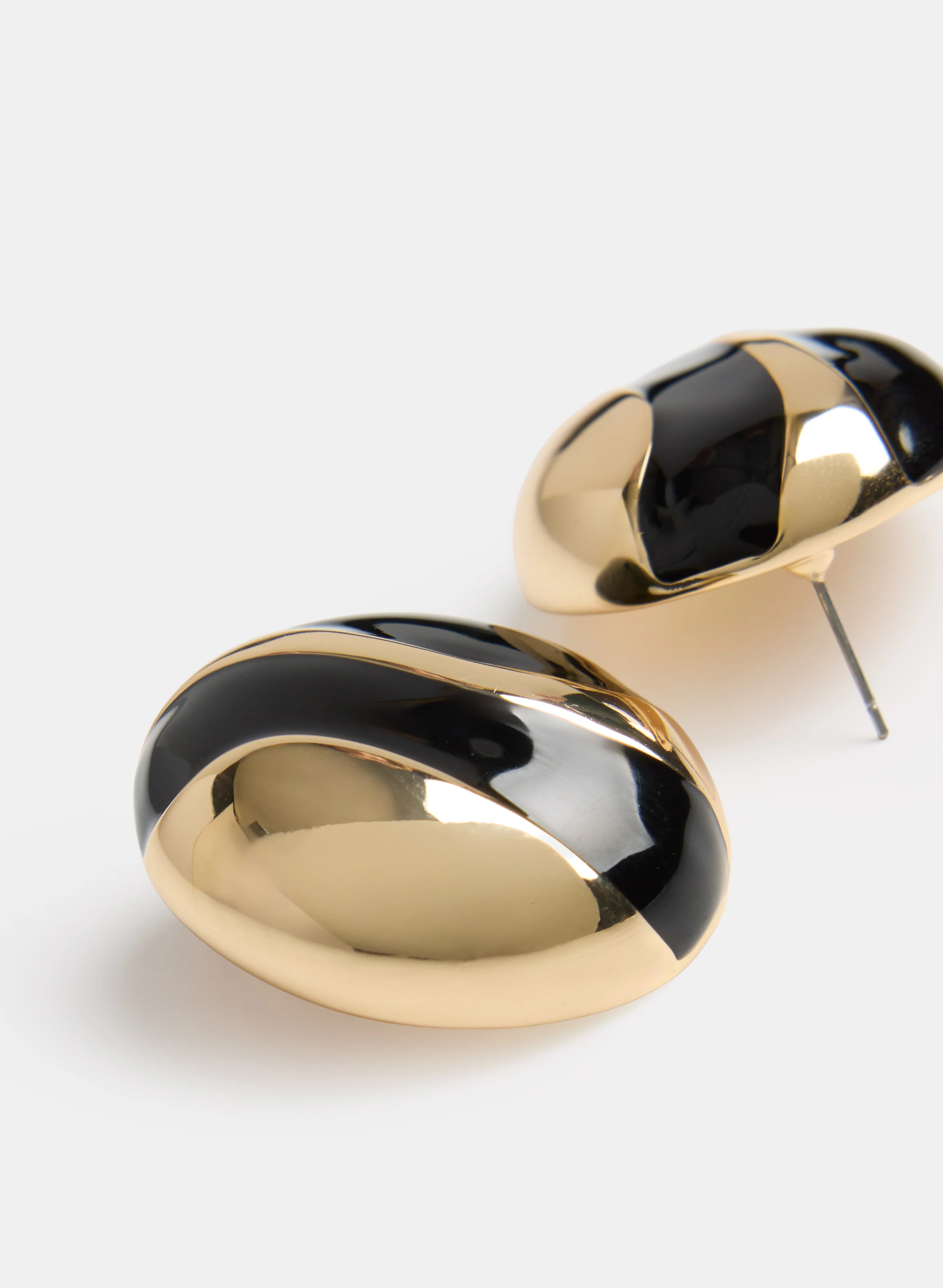 Enamel Insert Earrings - Image 2