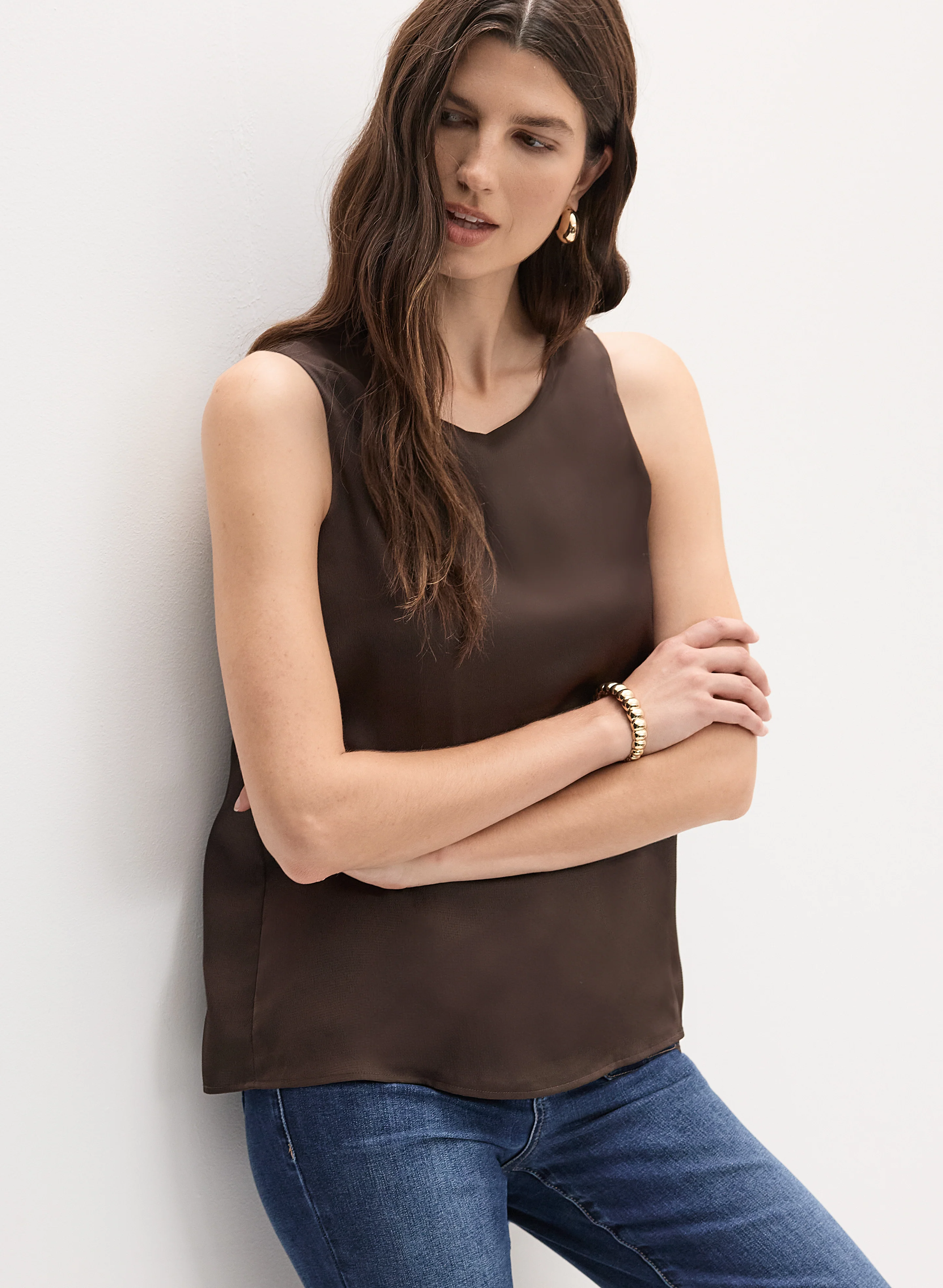Essential Crew Neck Blouse - Image 5